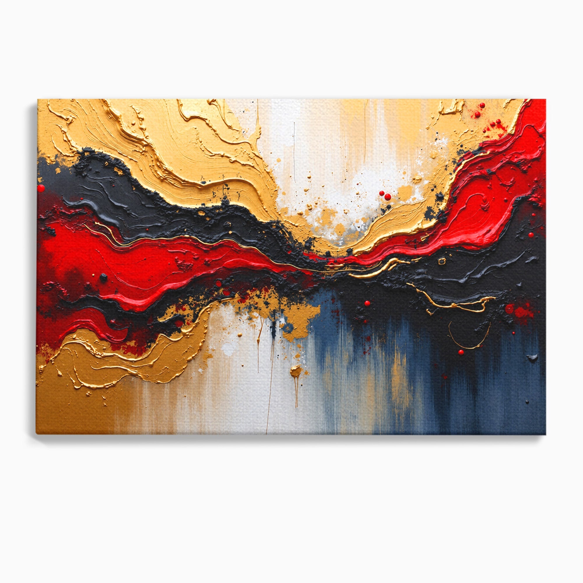 Tablou Canvas Premium LuxCanva® C1330, Fluxuri De Energie, Abstract, Arta Moderna, Energetic, Living, Birou, Culori Vibrante