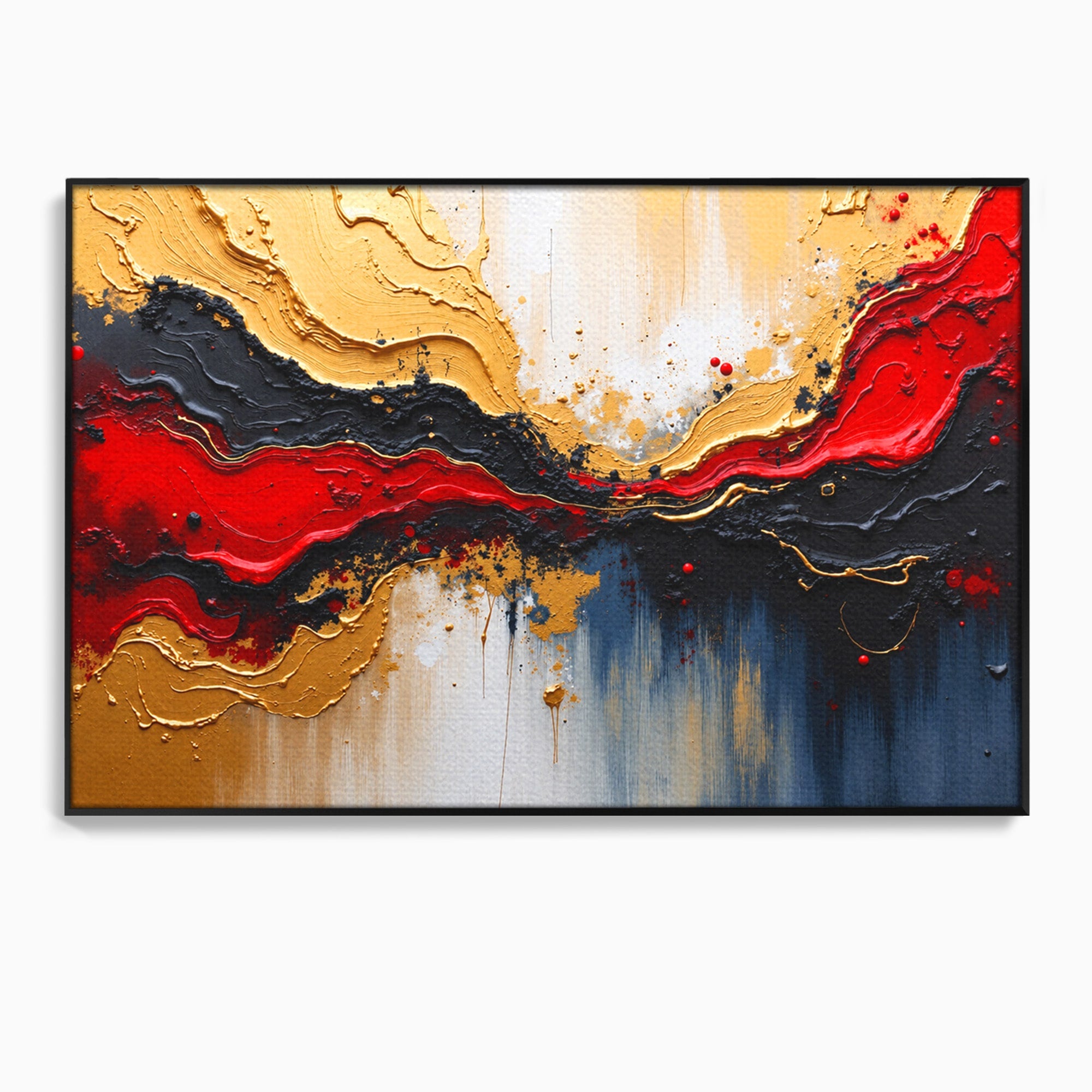 Tablou Canvas Premium LuxCanva® C1330, Fluxuri De Energie, Abstract, Arta Moderna, Energetic, Living, Birou, Culori Vibrante