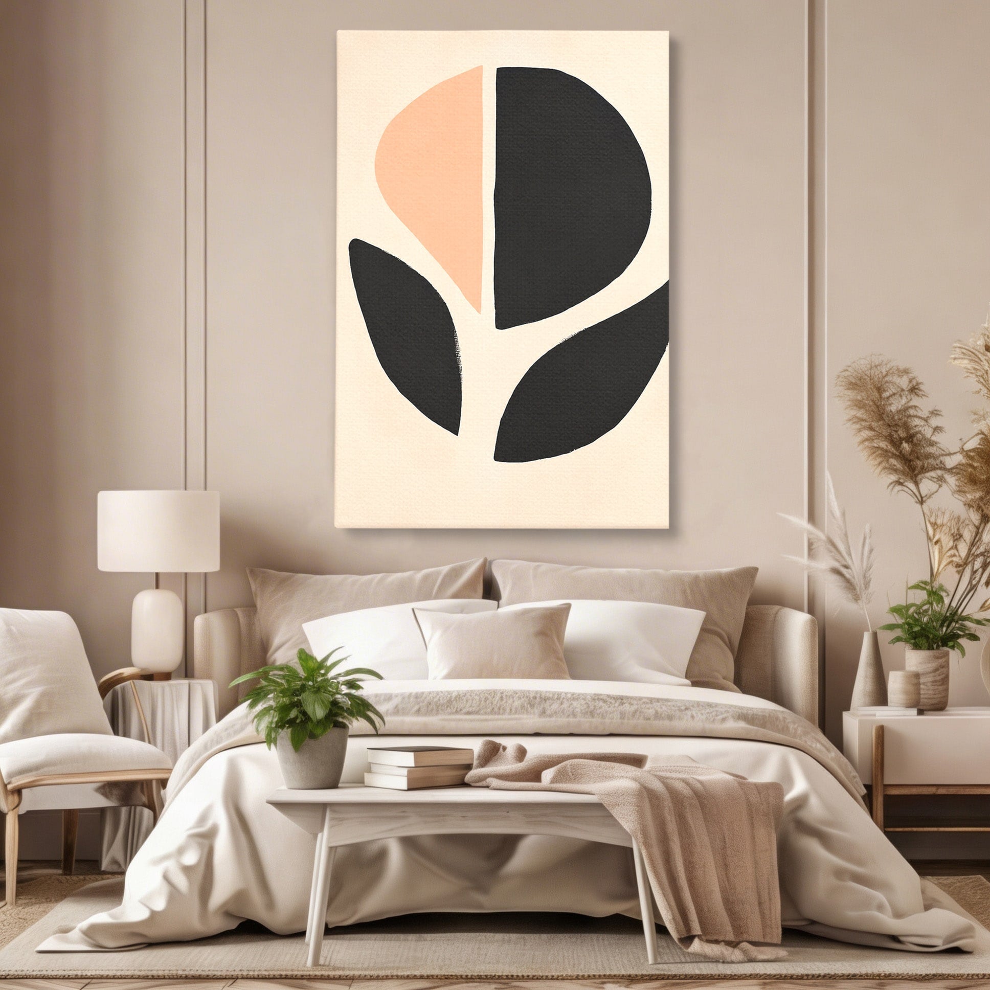 Tablou Canvas Premium LuxCanva® C1334, Forme Abstracte, Abstract, Minimalist, Modern, Birou, Living, Culori Vibrante