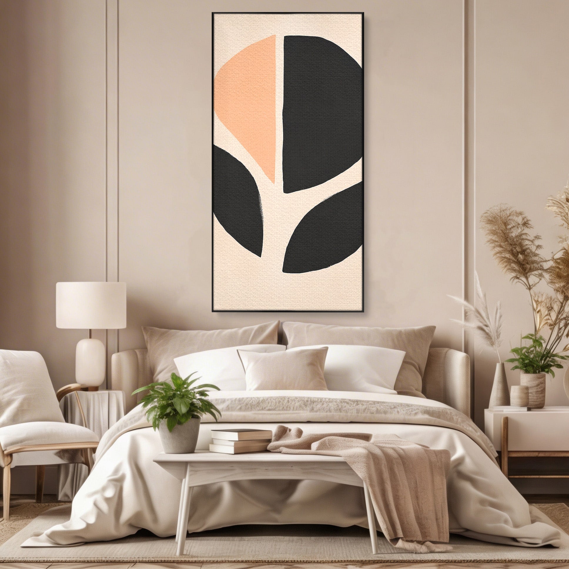 Tablou Canvas Premium LuxCanva® C1334, Forme Abstracte, Abstract, Minimalist, Modern, Birou, Living, Culori Vibrante