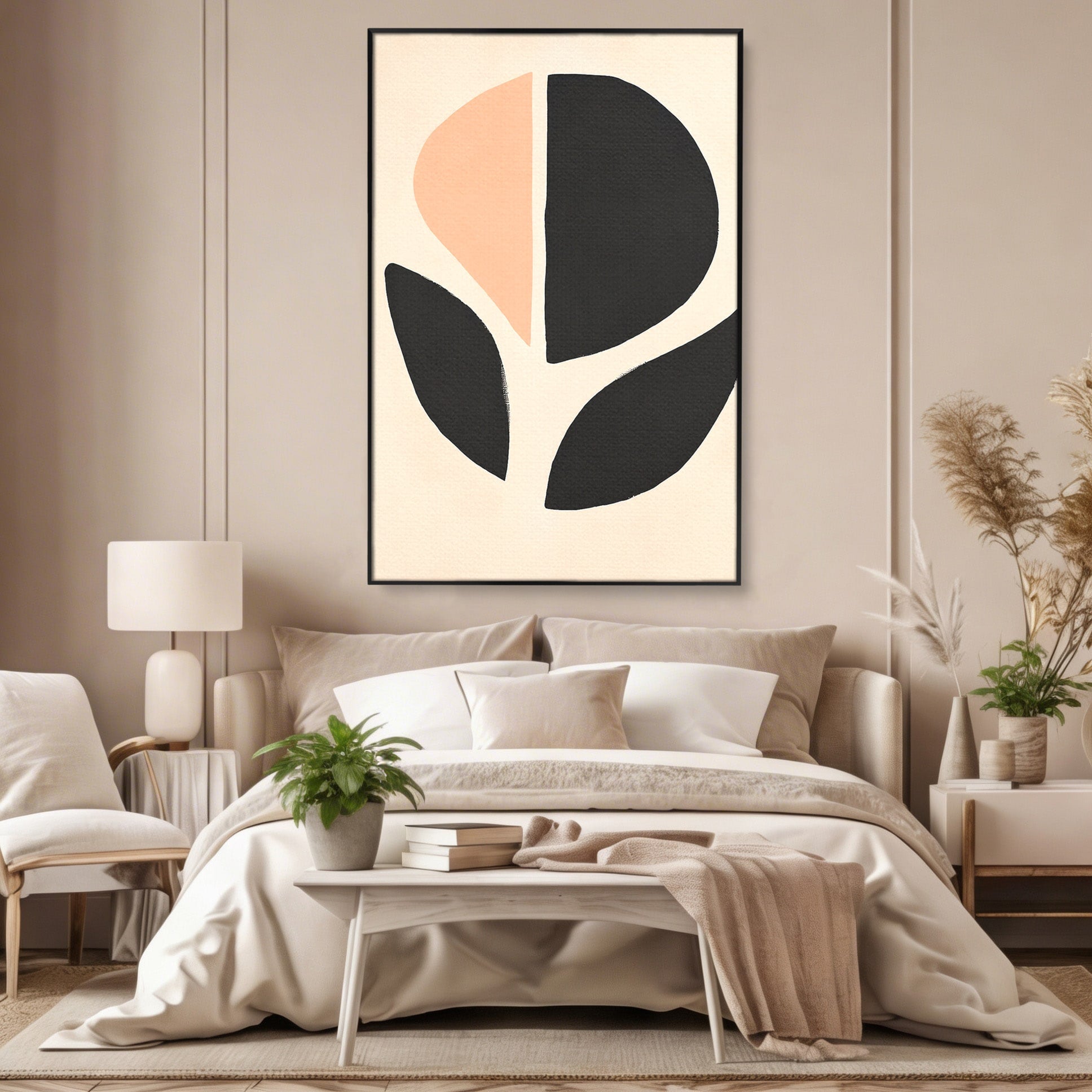 Tablou Canvas Premium LuxCanva® C1334, Forme Abstracte, Abstract, Minimalist, Modern, Birou, Living, Culori Vibrante