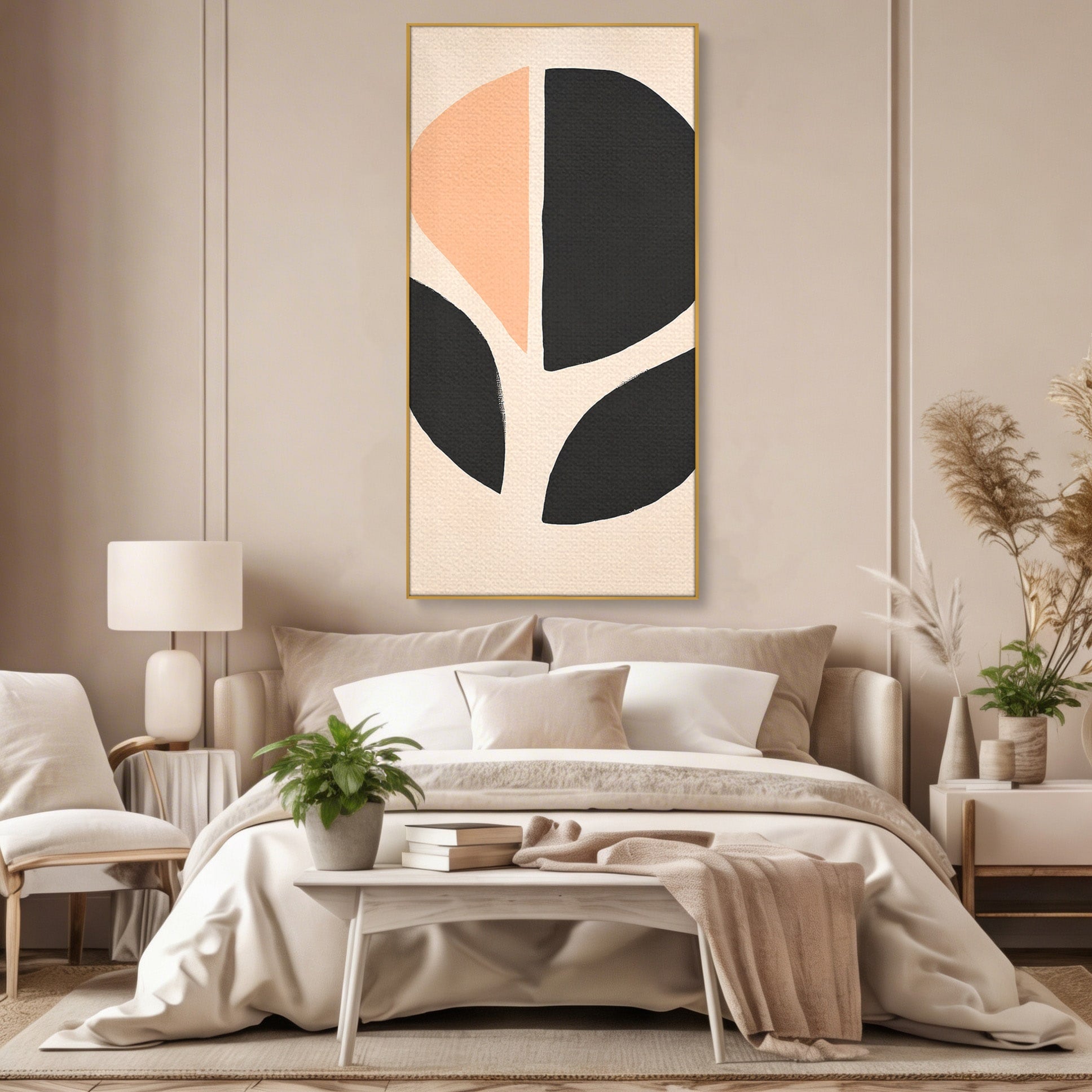 Tablou Canvas Premium LuxCanva® C1334, Forme Abstracte, Abstract, Minimalist, Modern, Birou, Living, Culori Vibrante