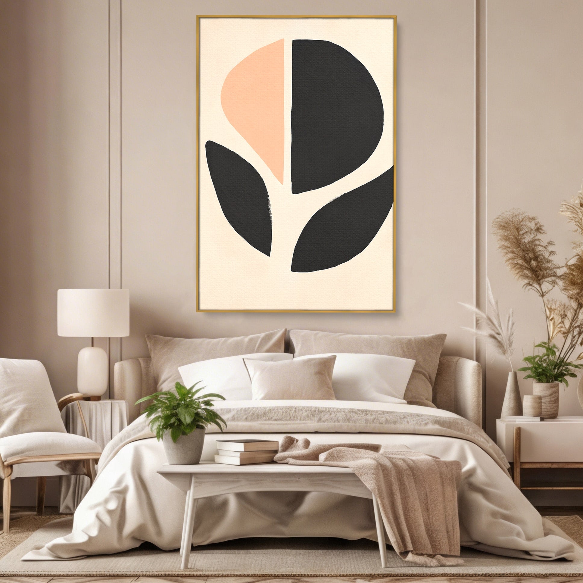 Tablou Canvas Premium LuxCanva® C1334, Forme Abstracte, Abstract, Minimalist, Modern, Birou, Living, Culori Vibrante
