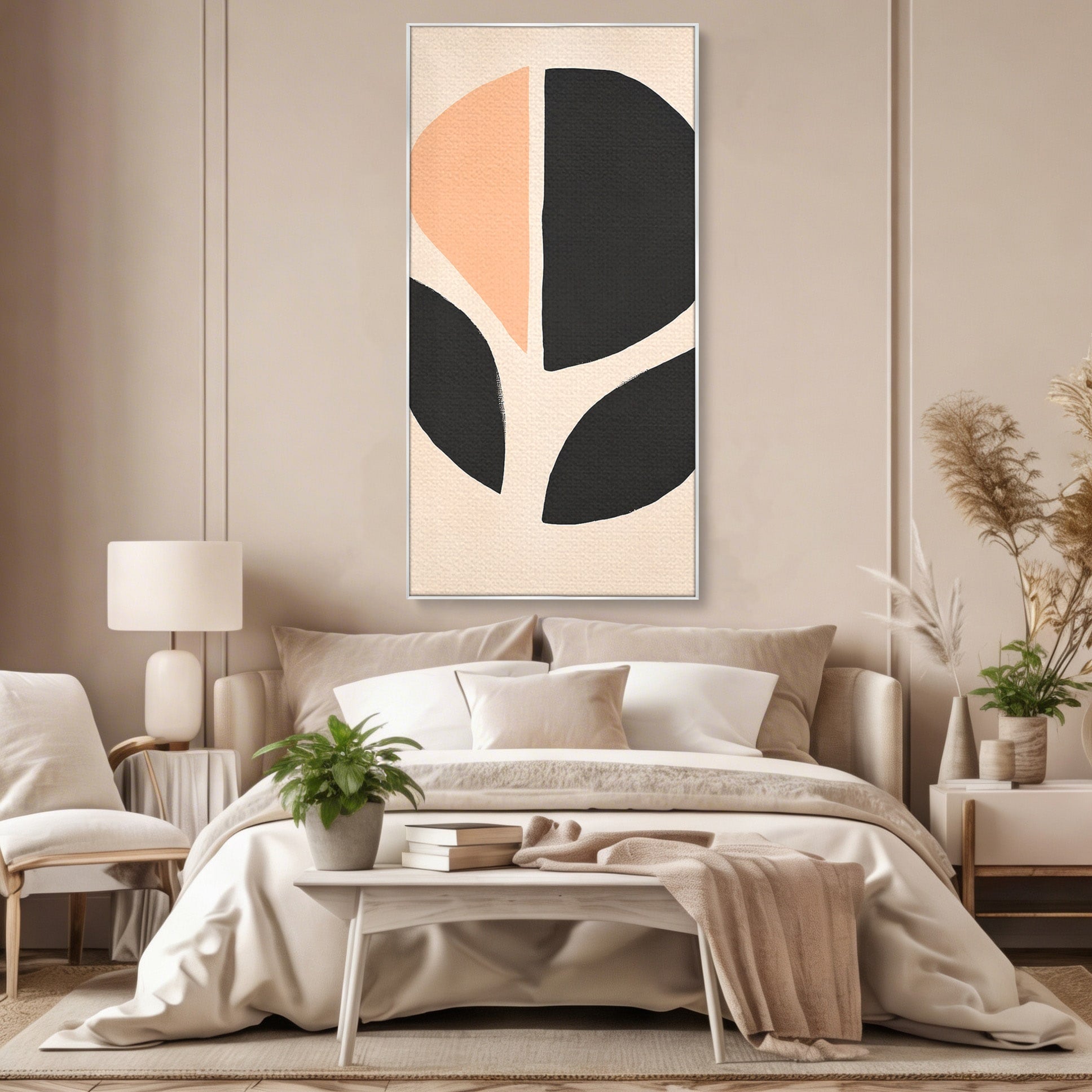 Tablou Canvas Premium LuxCanva® C1334, Forme Abstracte, Abstract, Minimalist, Modern, Birou, Living, Culori Vibrante