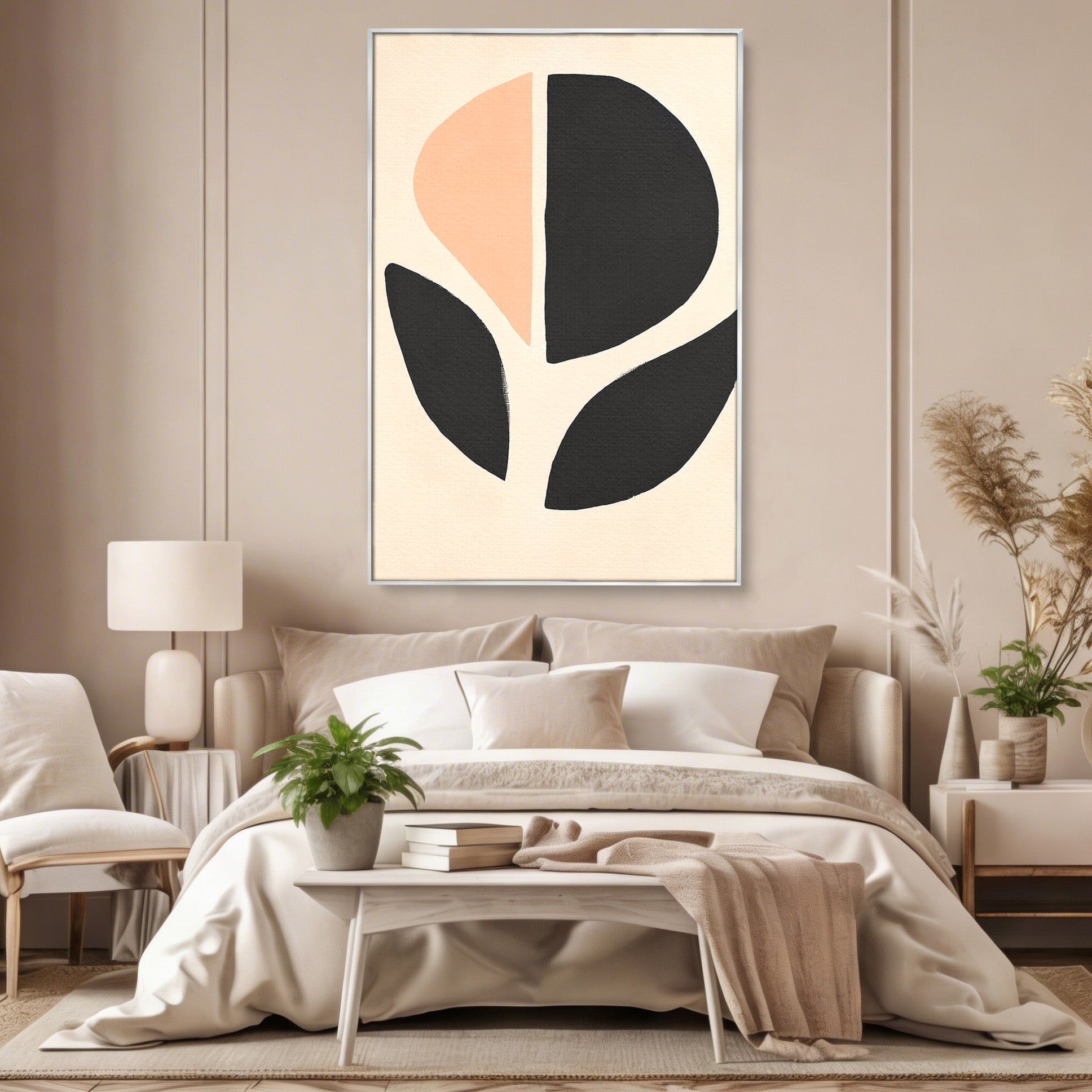 Tablou Canvas Premium LuxCanva® C1334, Forme Abstracte, Abstract, Minimalist, Modern, Birou, Living, Culori Vibrante