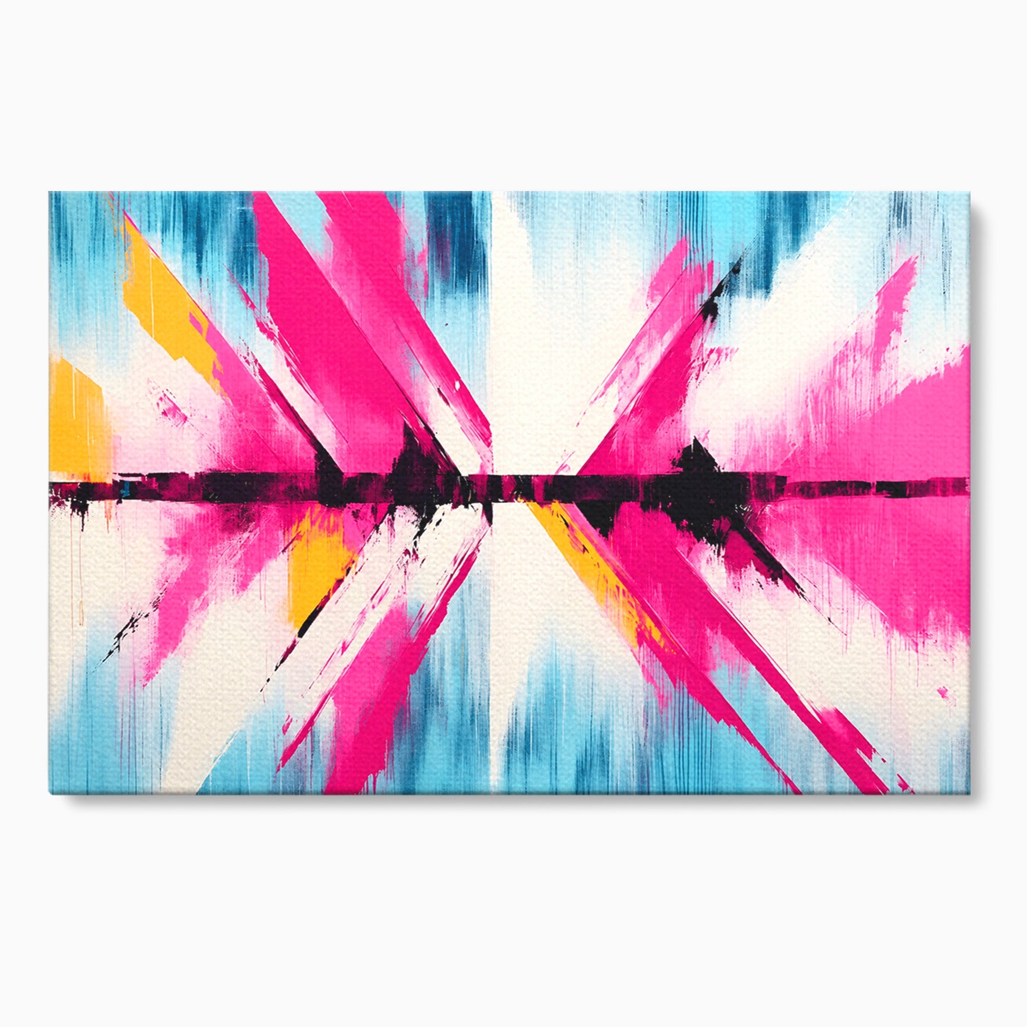 Tablou Canvas Premium LuxCanva® C1335, Explozie Abstracta, Abstract, Modern, Arta, Energetic, Living, Birou, Culori Vibrante