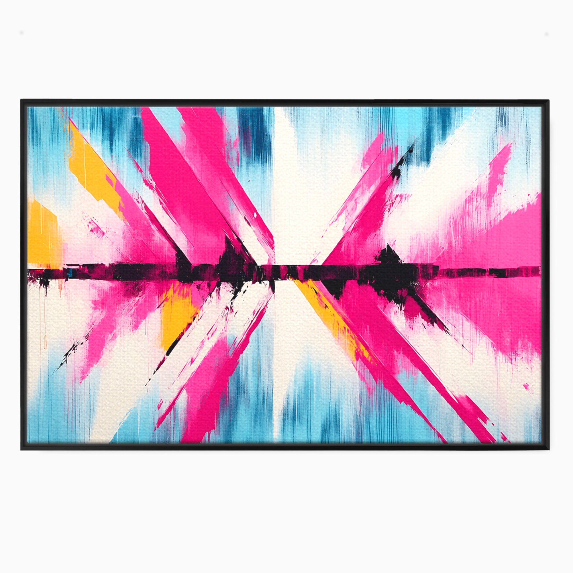 Tablou Canvas Premium LuxCanva® C1335, Explozie Abstracta, Abstract, Modern, Arta, Energetic, Living, Birou, Culori Vibrante
