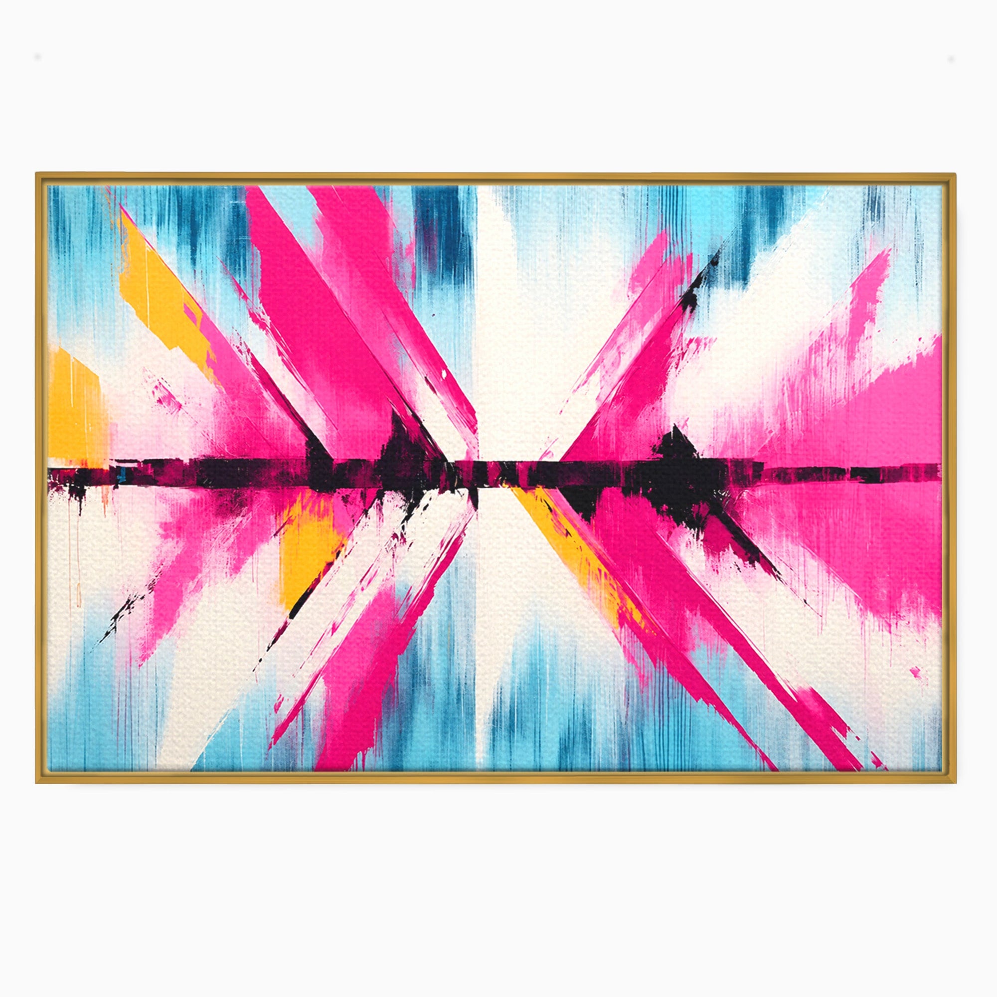 Tablou Canvas Premium LuxCanva® C1335, Explozie Abstracta, Abstract, Modern, Arta, Energetic, Living, Birou, Culori Vibrante