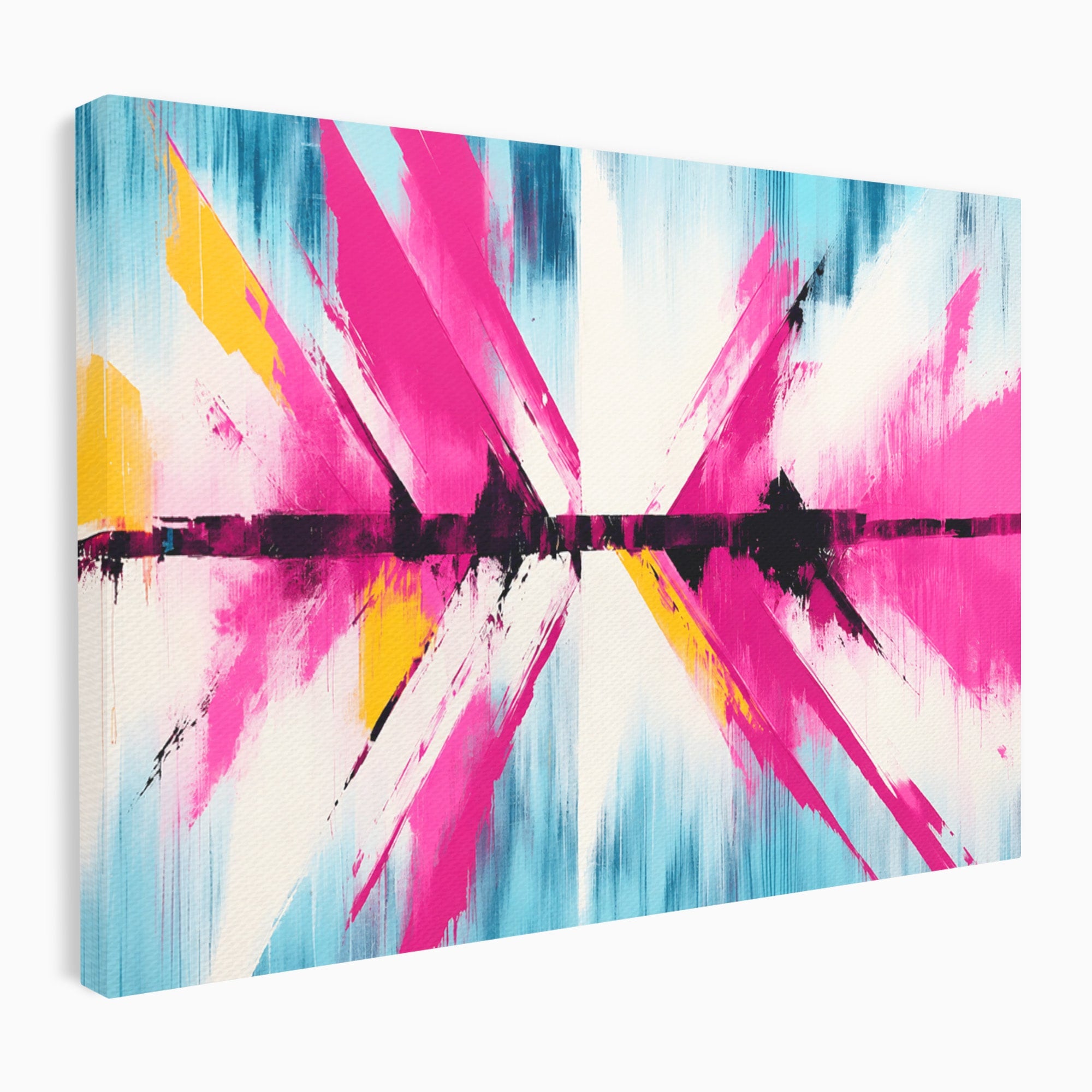Tablou Canvas Premium LuxCanva® C1335, Explozie Abstracta, Abstract, Modern, Arta, Energetic, Living, Birou, Culori Vibrante