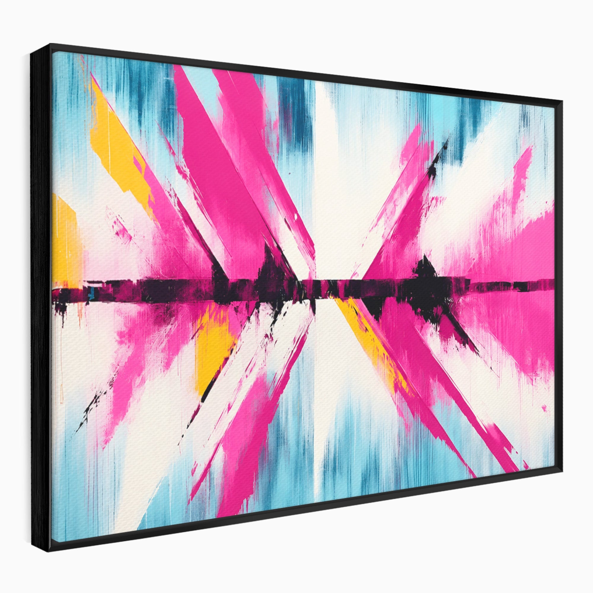 Tablou Canvas Premium LuxCanva® C1335, Explozie Abstracta, Abstract, Modern, Arta, Energetic, Living, Birou, Culori Vibrante