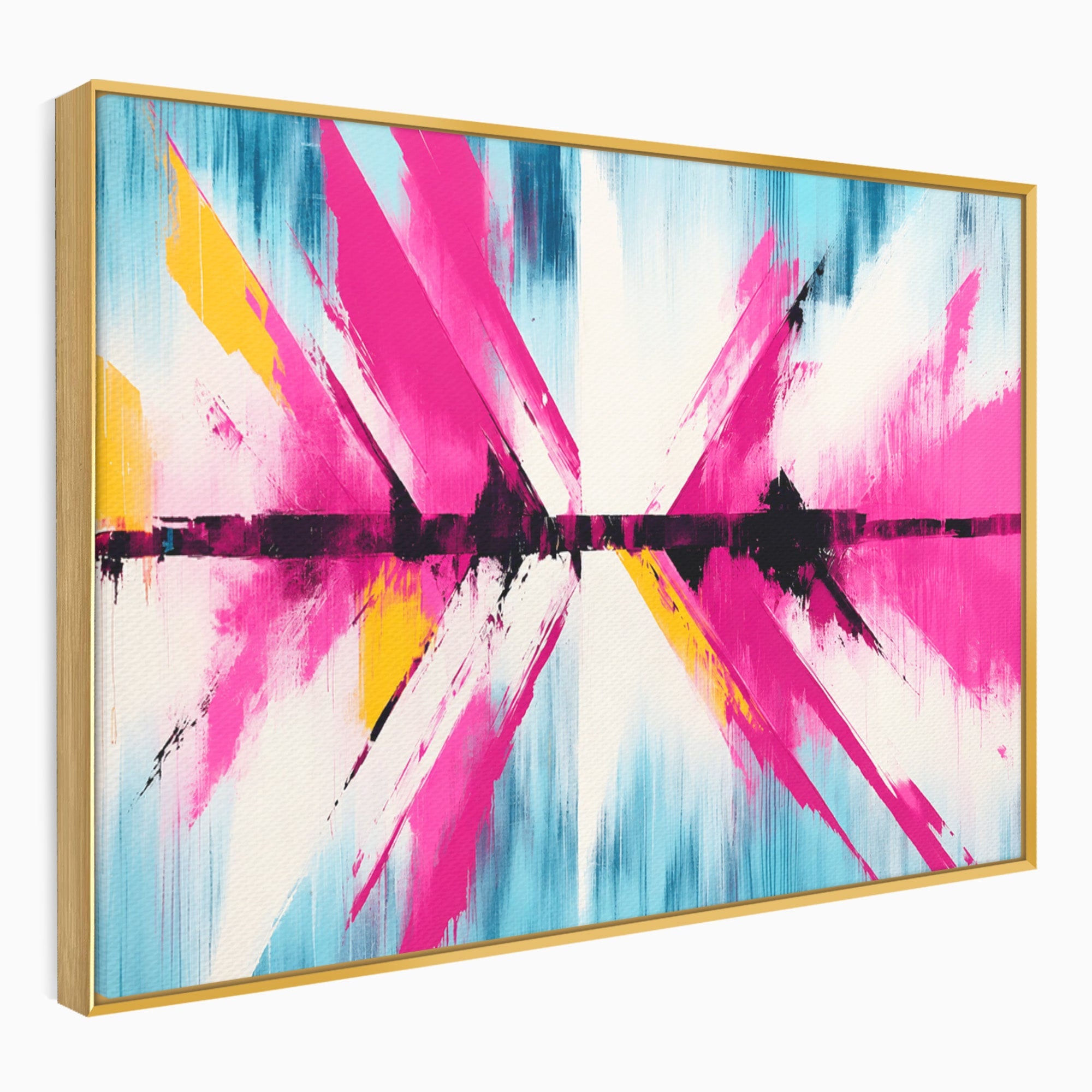 Tablou Canvas Premium LuxCanva® C1335, Explozie Abstracta, Abstract, Modern, Arta, Energetic, Living, Birou, Culori Vibrante