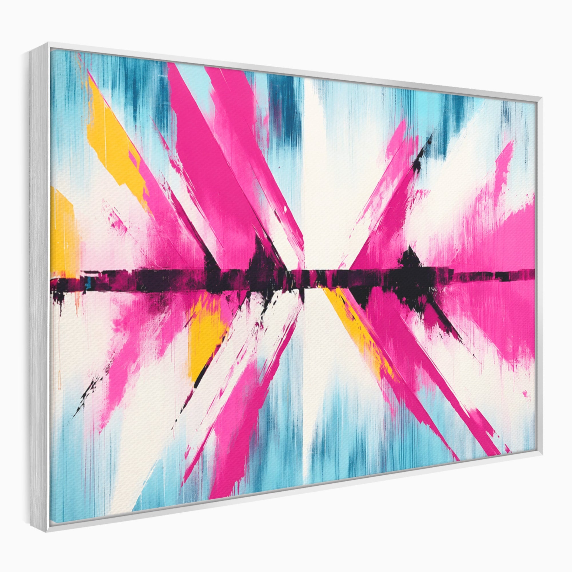 Tablou Canvas Premium LuxCanva® C1335, Explozie Abstracta, Abstract, Modern, Arta, Energetic, Living, Birou, Culori Vibrante