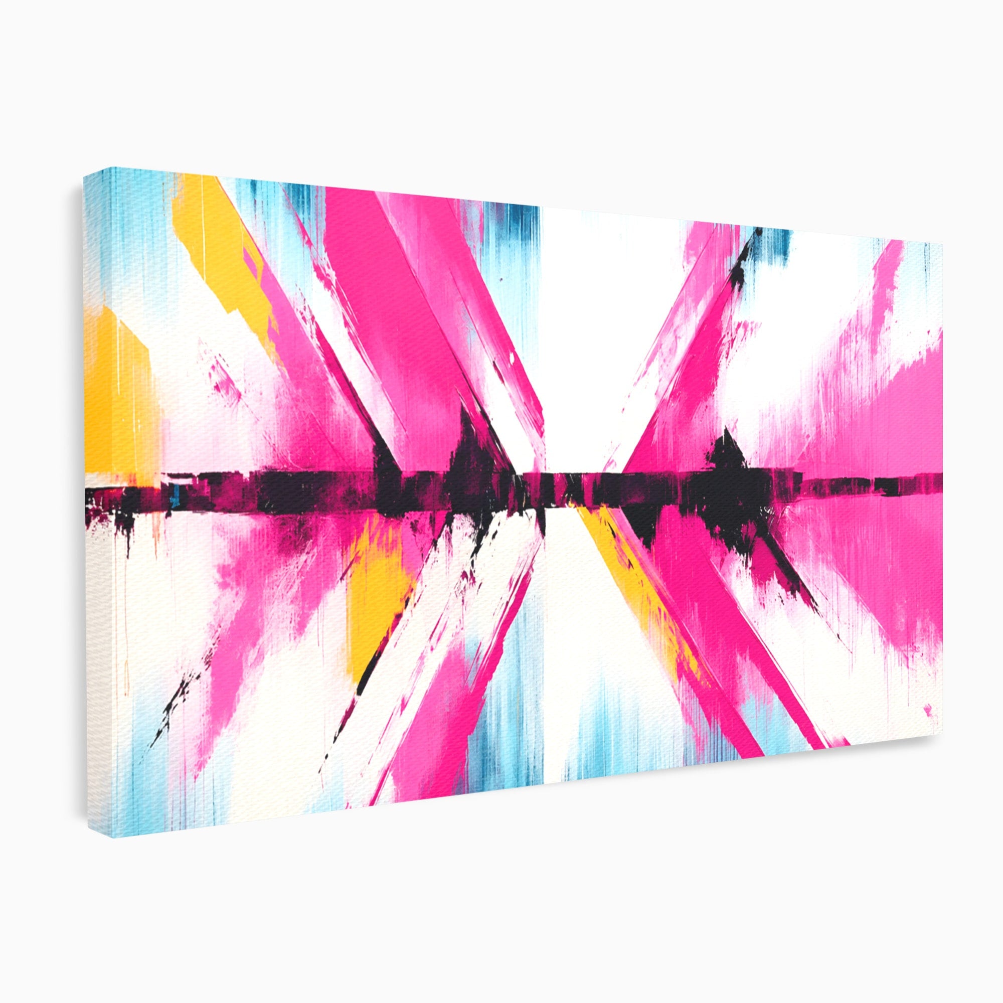 Tablou Canvas Premium LuxCanva® C1335, Explozie Abstracta, Abstract, Modern, Arta, Energetic, Living, Birou, Culori Vibrante