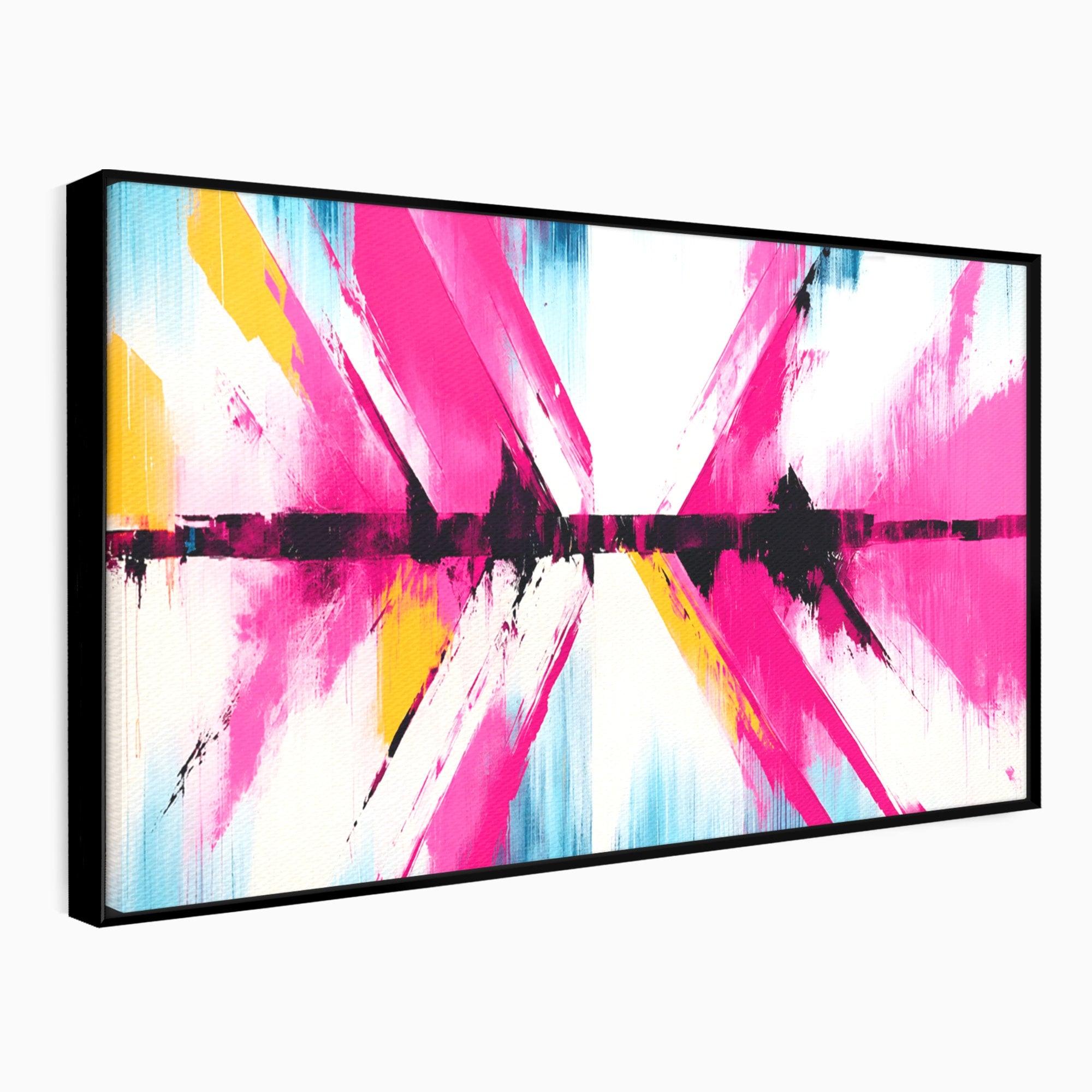 Tablou Canvas Premium LuxCanva® C1335, Explozie Abstracta, Abstract, Modern, Arta, Energetic, Living, Birou, Culori Vibrante