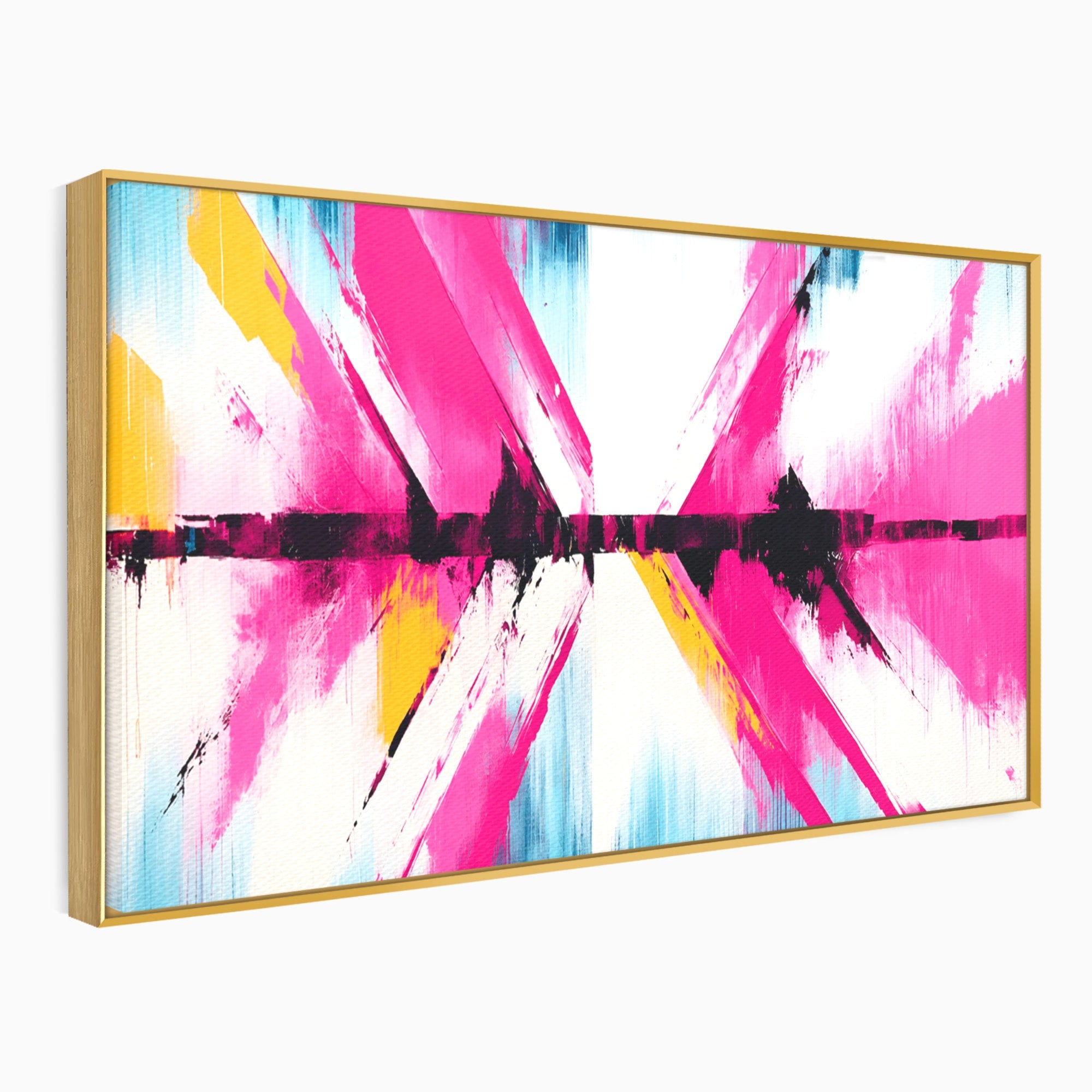 Tablou Canvas Premium LuxCanva® C1335, Explozie Abstracta, Abstract, Modern, Arta, Energetic, Living, Birou, Culori Vibrante