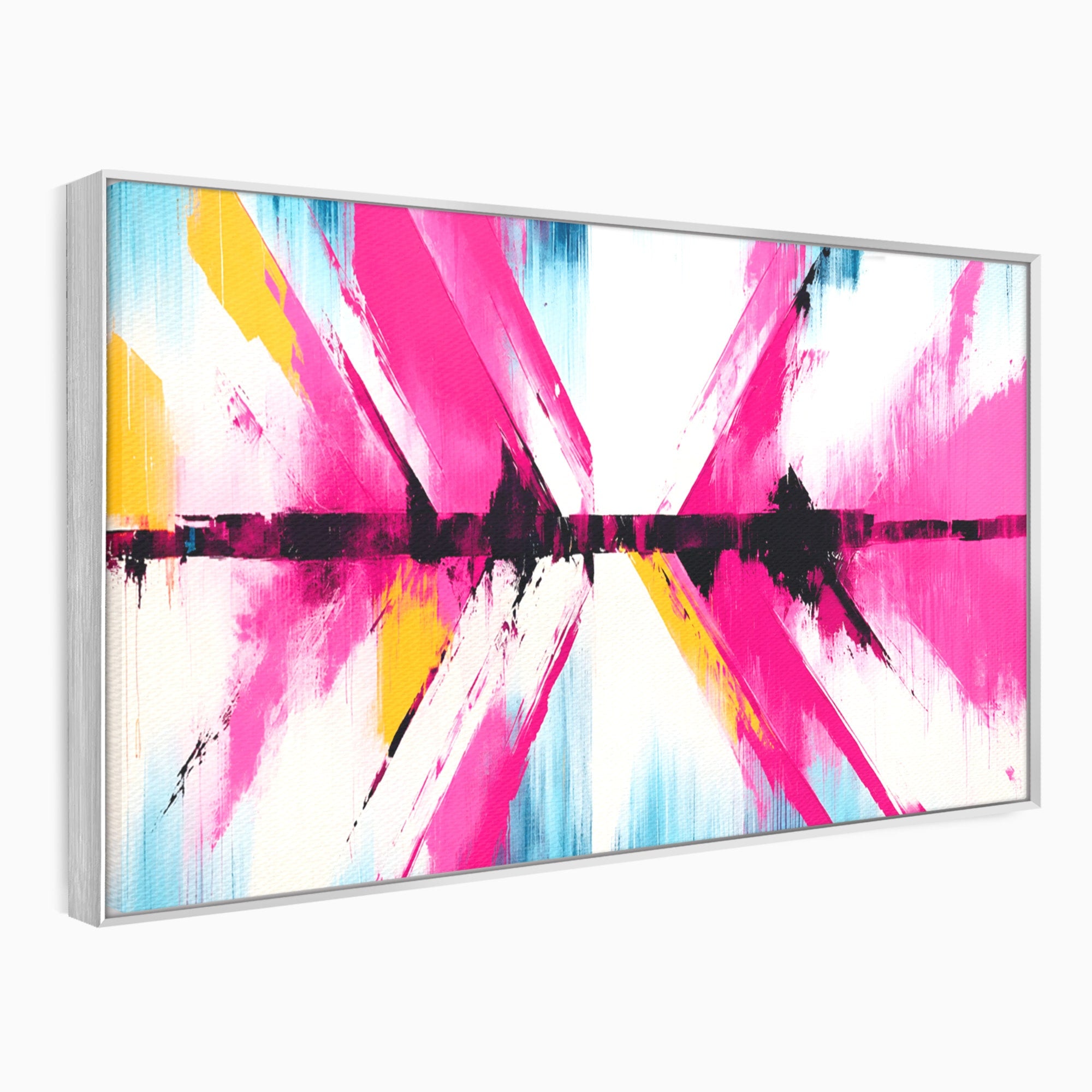 Tablou Canvas Premium LuxCanva® C1335, Explozie Abstracta, Abstract, Modern, Arta, Energetic, Living, Birou, Culori Vibrante