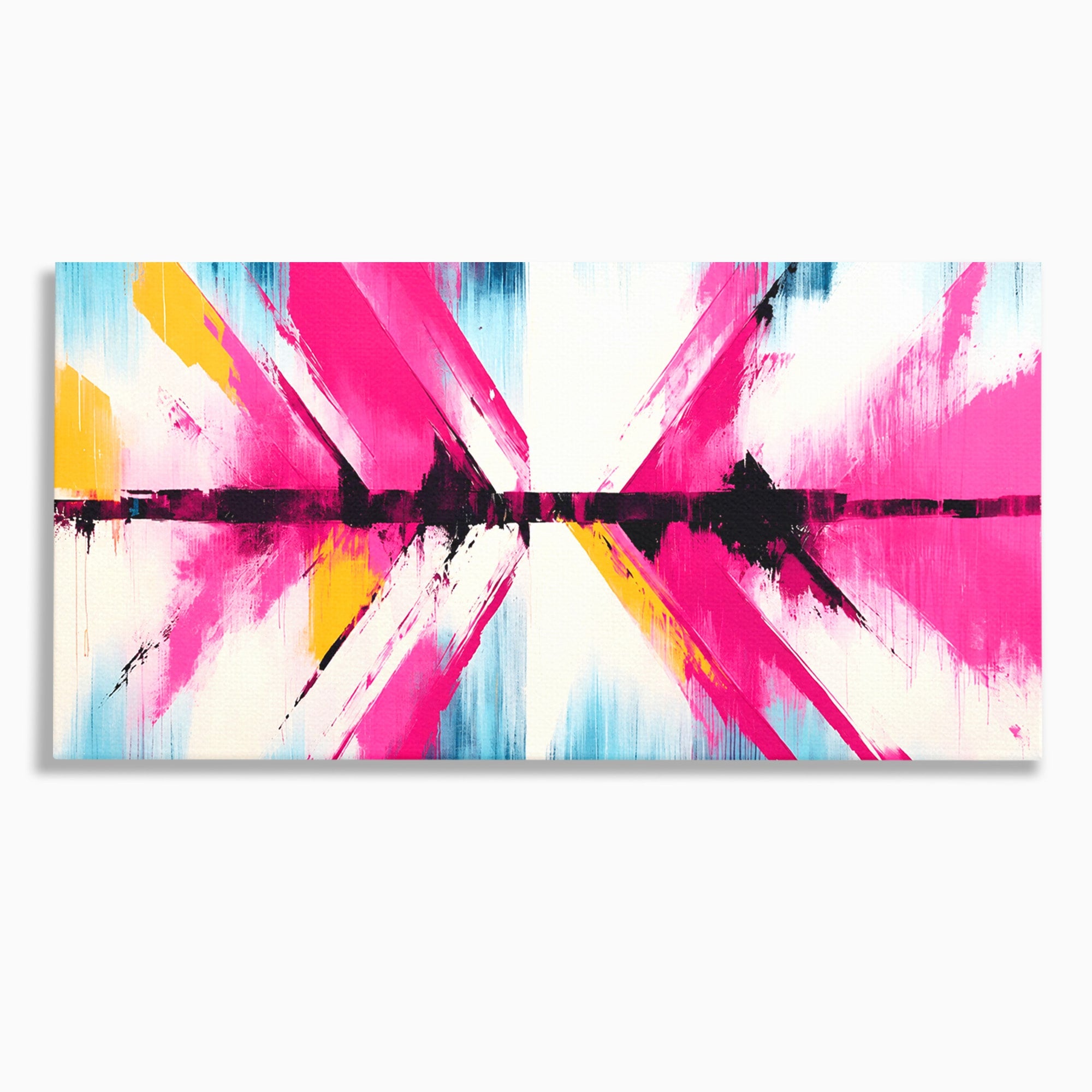 Tablou Canvas Premium LuxCanva® C1335, Explozie Abstracta, Abstract, Modern, Arta, Energetic, Living, Birou, Culori Vibrante