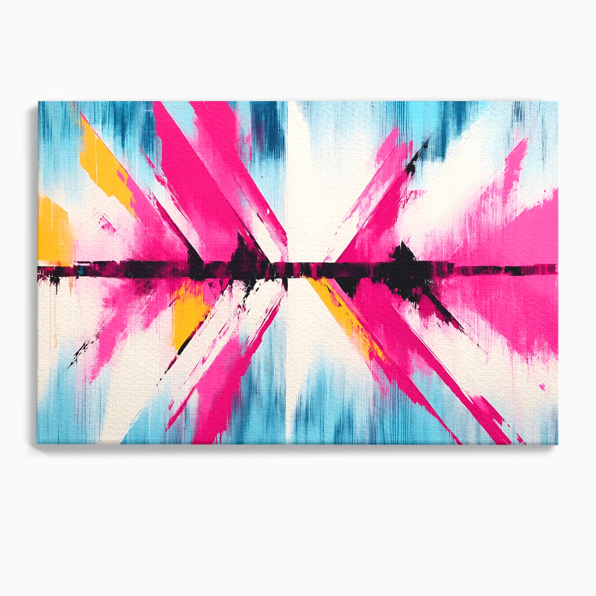 Tablou Canvas Premium LuxCanva® C1335, Explozie Abstracta, Abstract, Modern, Arta, Energetic, Living, Birou, Culori Vibrante