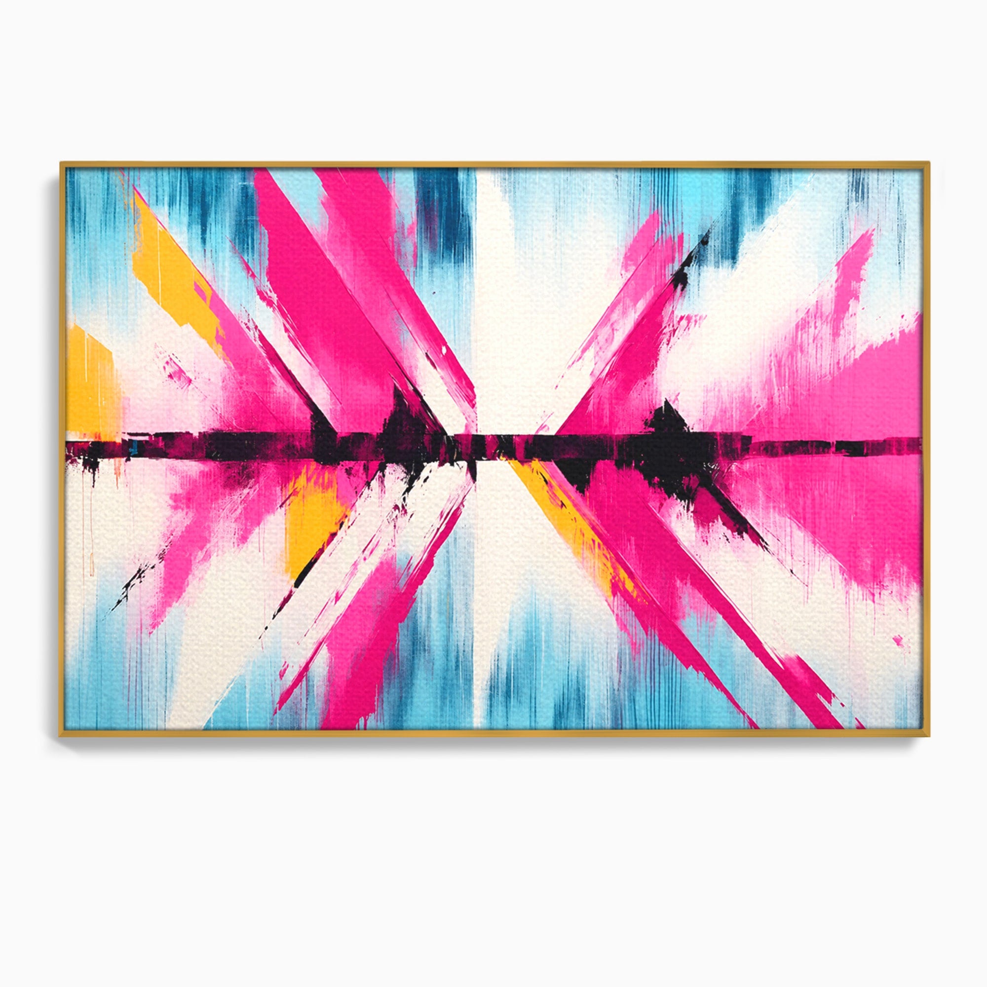 Tablou Canvas Premium LuxCanva® C1335, Explozie Abstracta, Abstract, Modern, Arta, Energetic, Living, Birou, Culori Vibrante