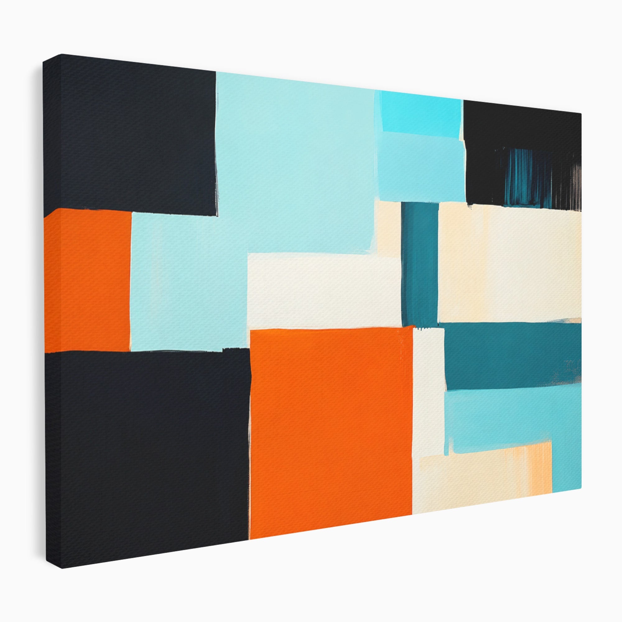 Tablou Canvas Premium LuxCanva® C1336, Abstract Geometric, Abstract, Geometric, Modern, Arta Contemporana, Birou, Culori Vibrante