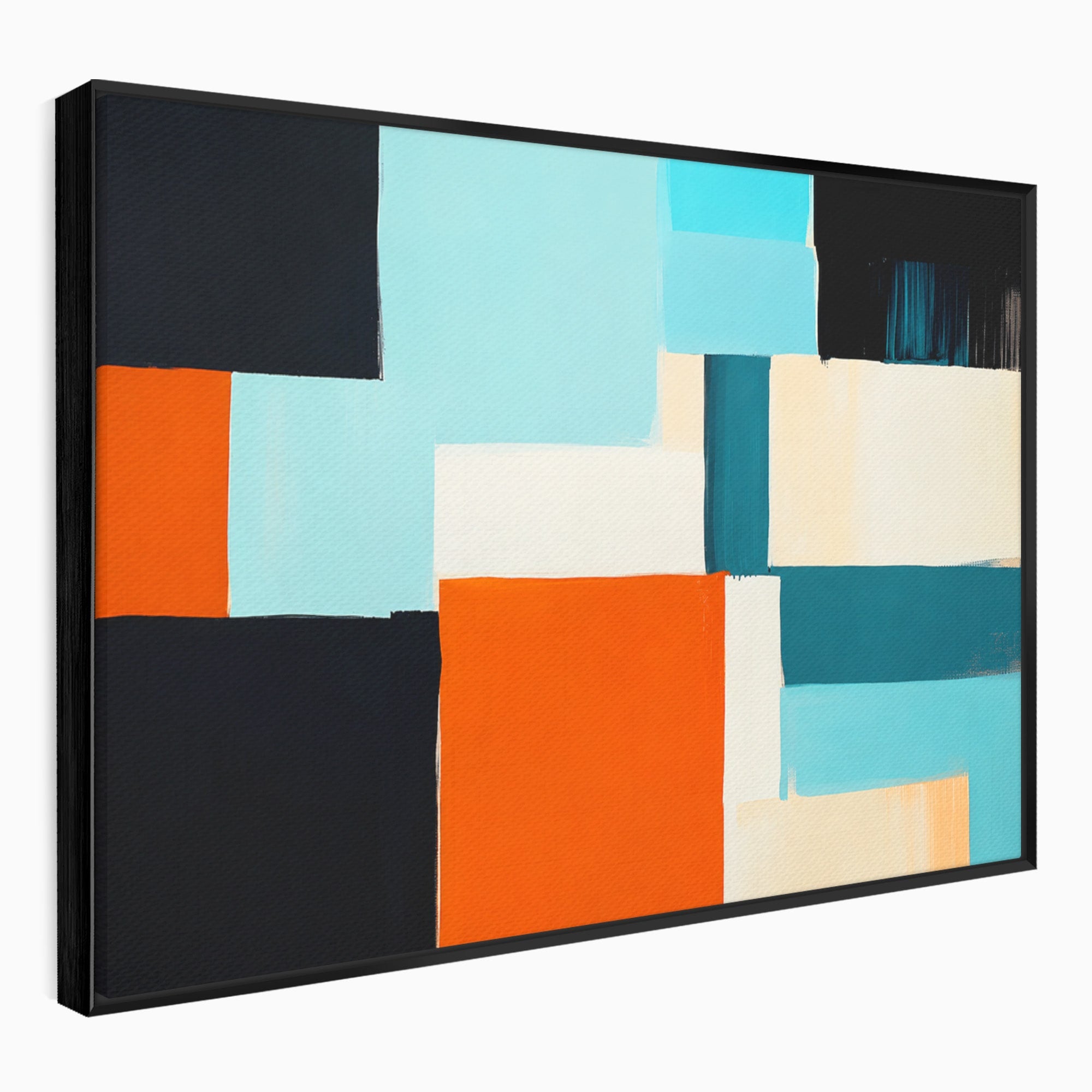 Tablou Canvas Premium LuxCanva® C1336, Abstract Geometric, Abstract, Geometric, Modern, Arta Contemporana, Birou, Culori Vibrante
