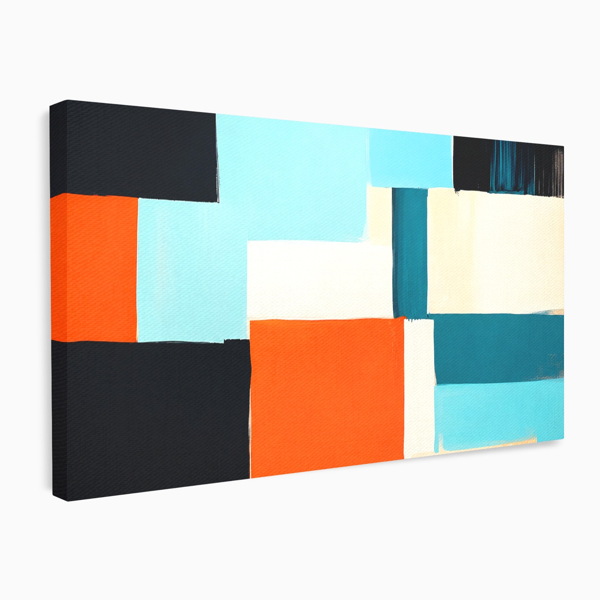 Tablou Canvas Premium LuxCanva® C1336, Abstract Geometric, Abstract, Geometric, Modern, Arta Contemporana, Birou, Culori Vibrante