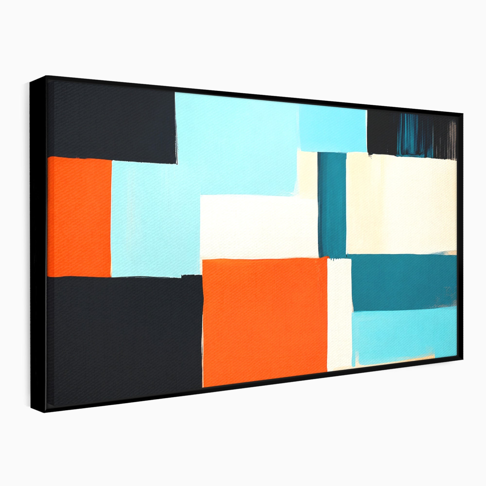 Tablou Canvas Premium LuxCanva® C1336, Abstract Geometric, Abstract, Geometric, Modern, Arta Contemporana, Birou, Culori Vibrante