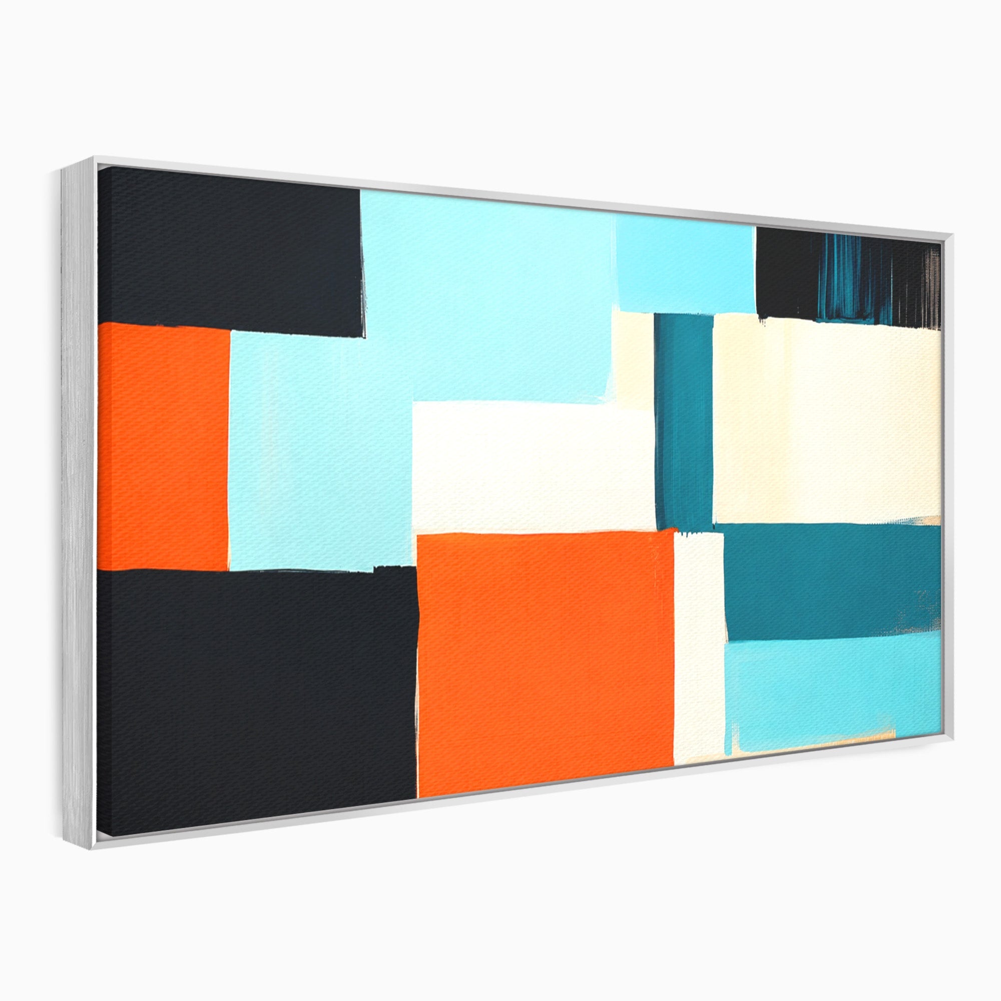 Tablou Canvas Premium LuxCanva® C1336, Abstract Geometric, Abstract, Geometric, Modern, Arta Contemporana, Birou, Culori Vibrante