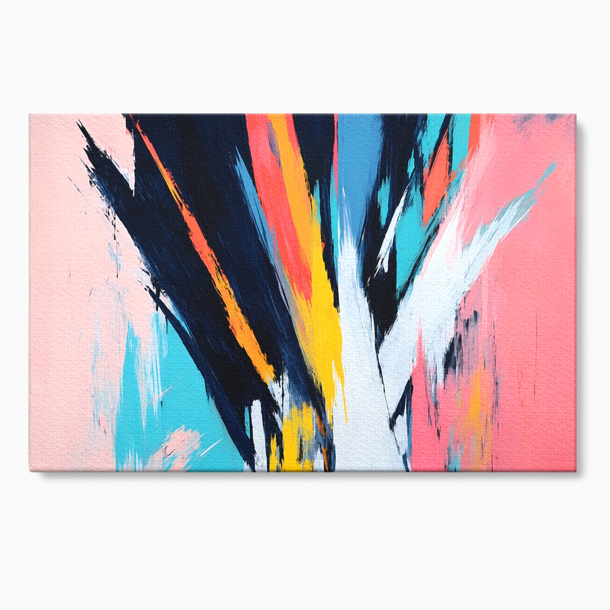 Tablou Canvas Premium LuxCanva® C1337, Abstract Dinamic, Abstract, Modern, Energetic, Living, Birou, Culori Vibrante