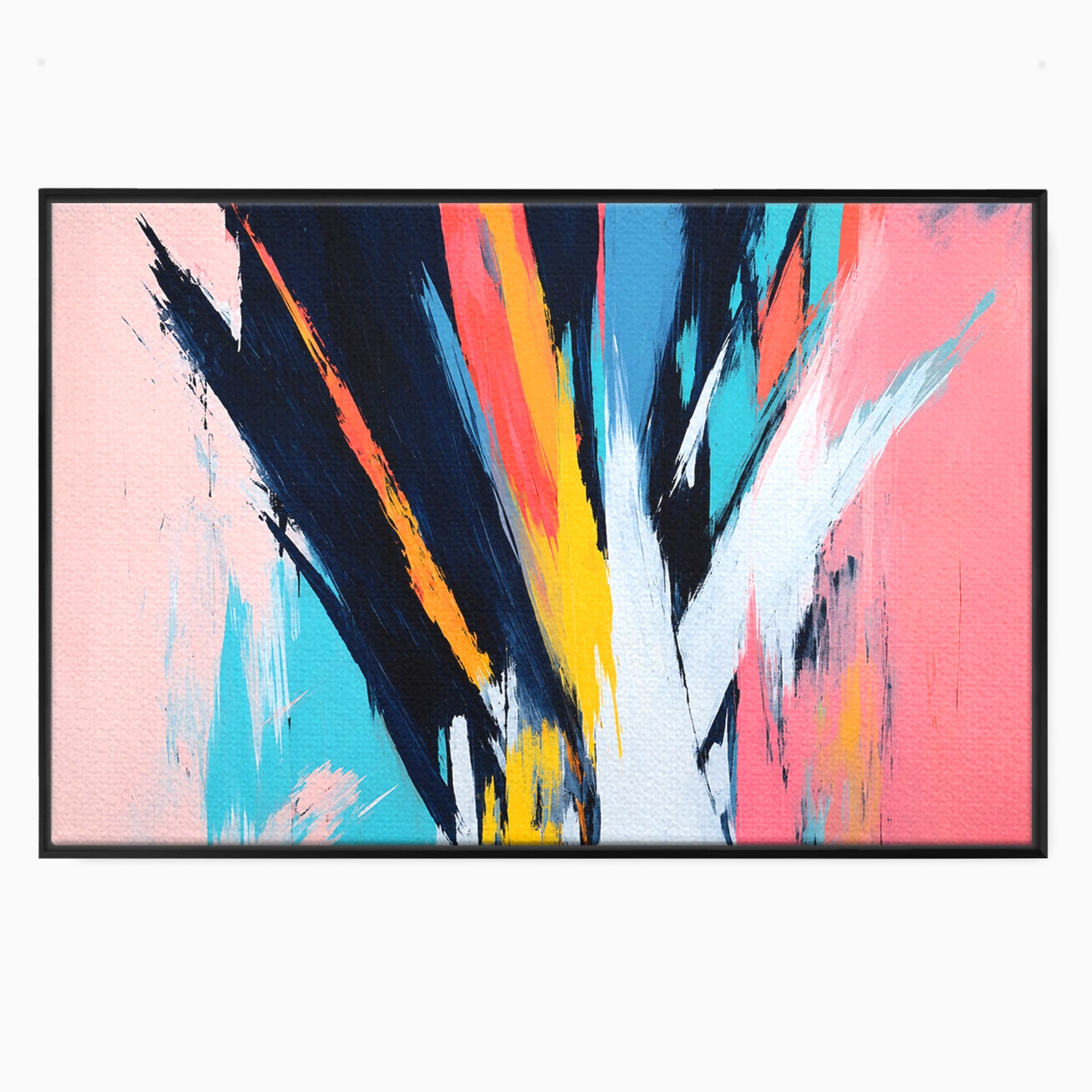 Tablou Canvas Premium LuxCanva® C1337, Abstract Dinamic, Abstract, Modern, Energetic, Living, Birou, Culori Vibrante