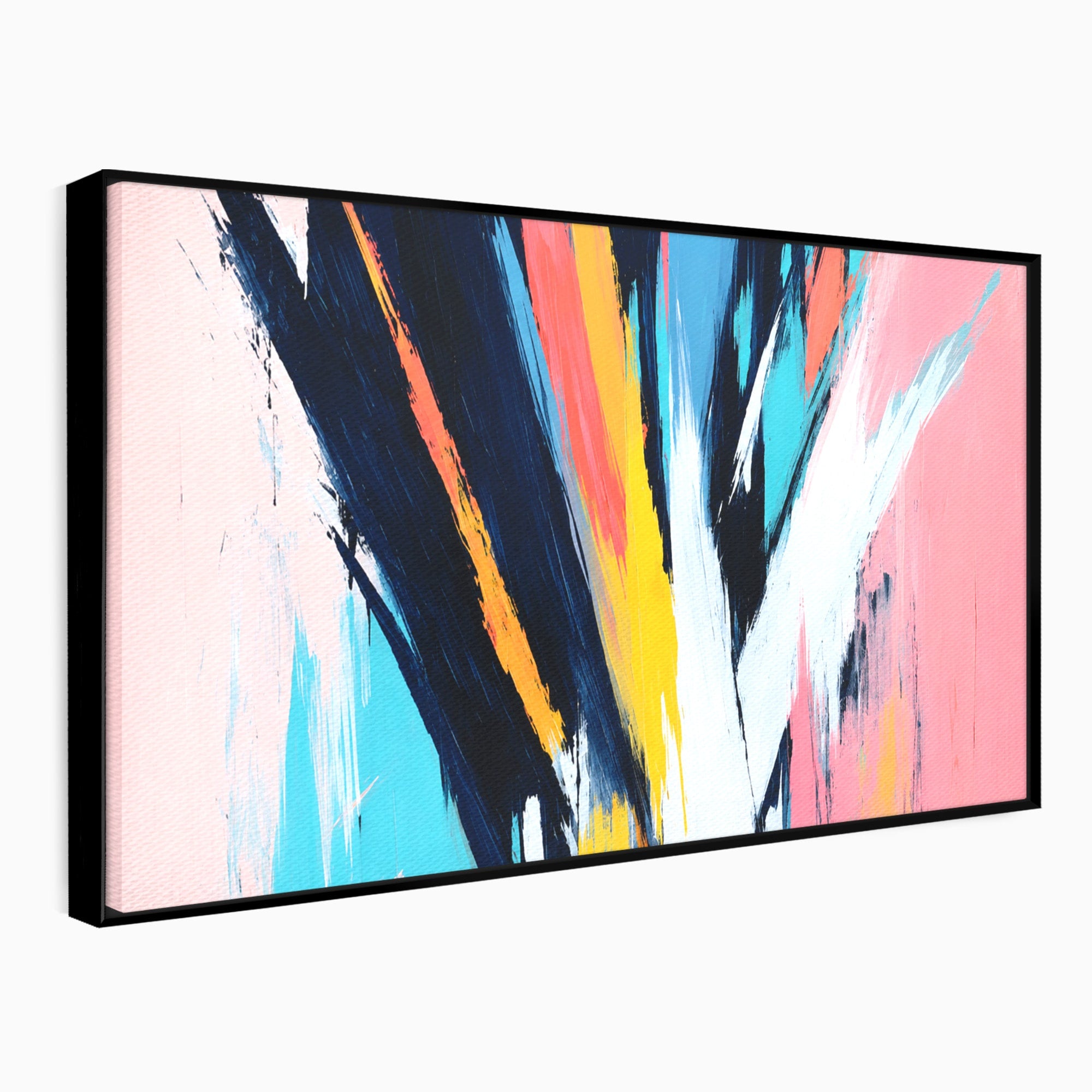 Tablou Canvas Premium LuxCanva® C1337, Abstract Dinamic, Abstract, Modern, Energetic, Living, Birou, Culori Vibrante