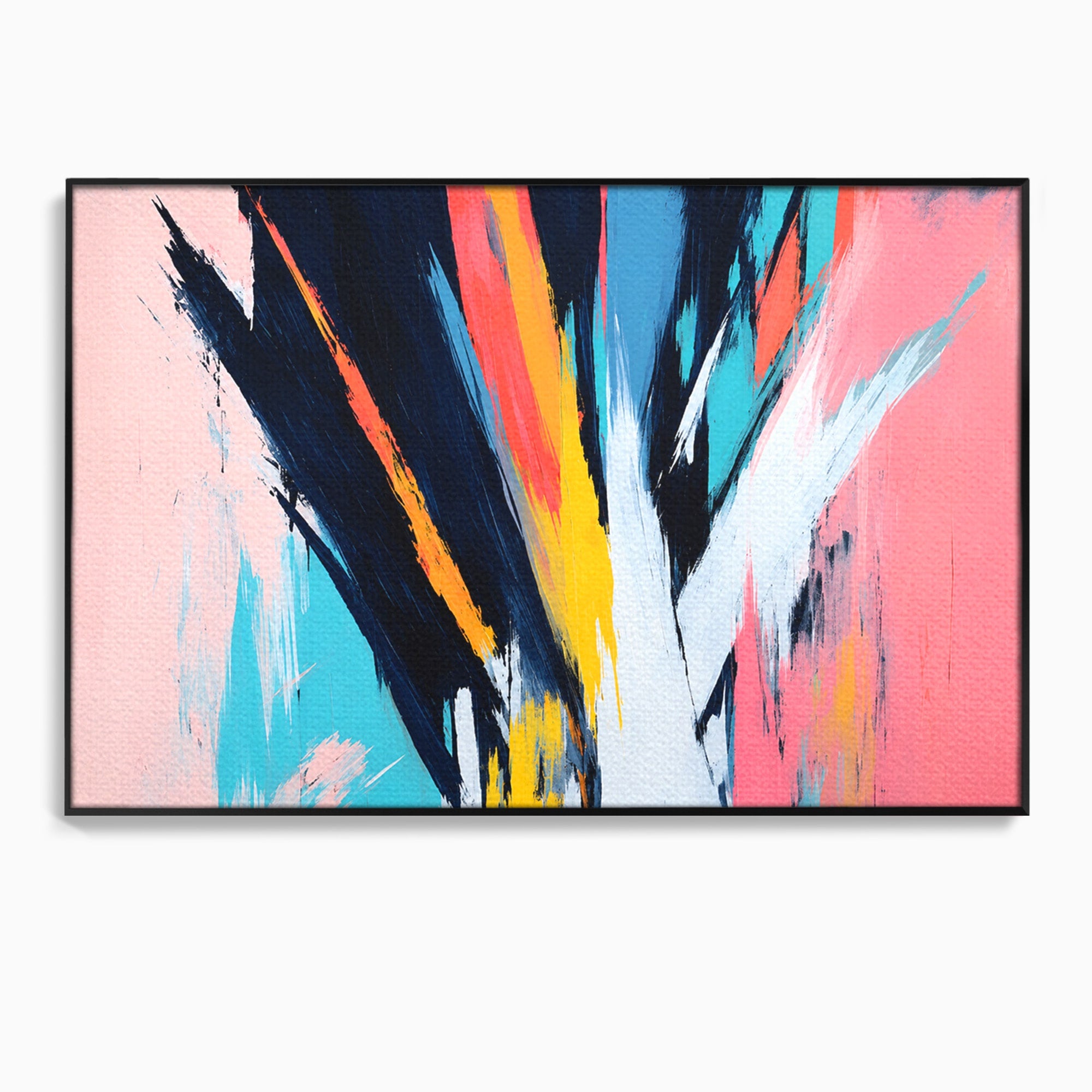 Tablou Canvas Premium LuxCanva® C1337, Abstract Dinamic, Abstract, Modern, Energetic, Living, Birou, Culori Vibrante