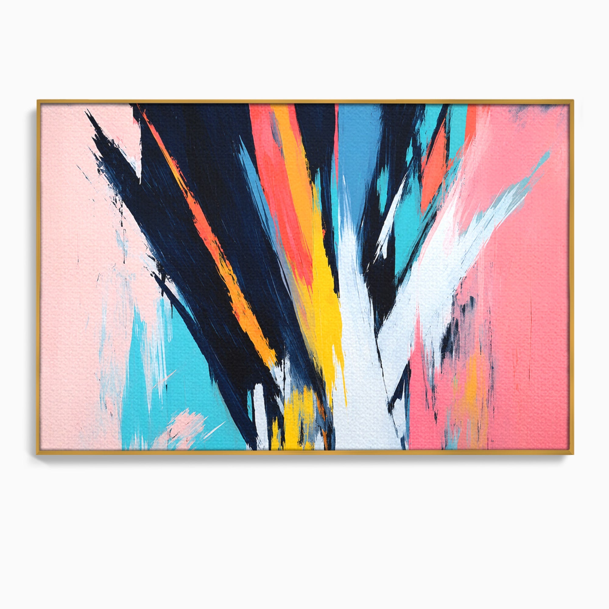 Tablou Canvas Premium LuxCanva® C1337, Abstract Dinamic, Abstract, Modern, Energetic, Living, Birou, Culori Vibrante