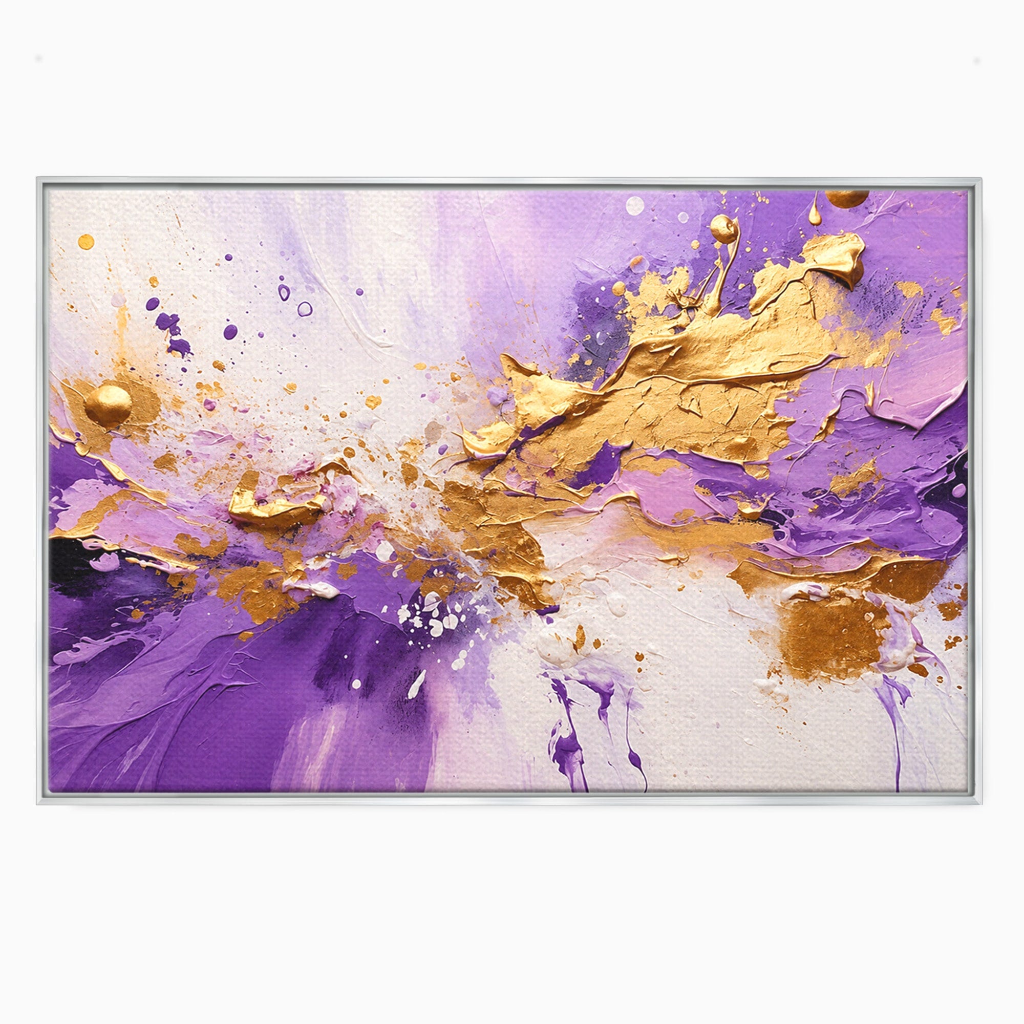 Tablou Canvas Premium LuxCanva® C1338, Explozie Artistica, Abstract, Arta Moderna, Creativitate, Dinamism, Living, Culori Vibrante