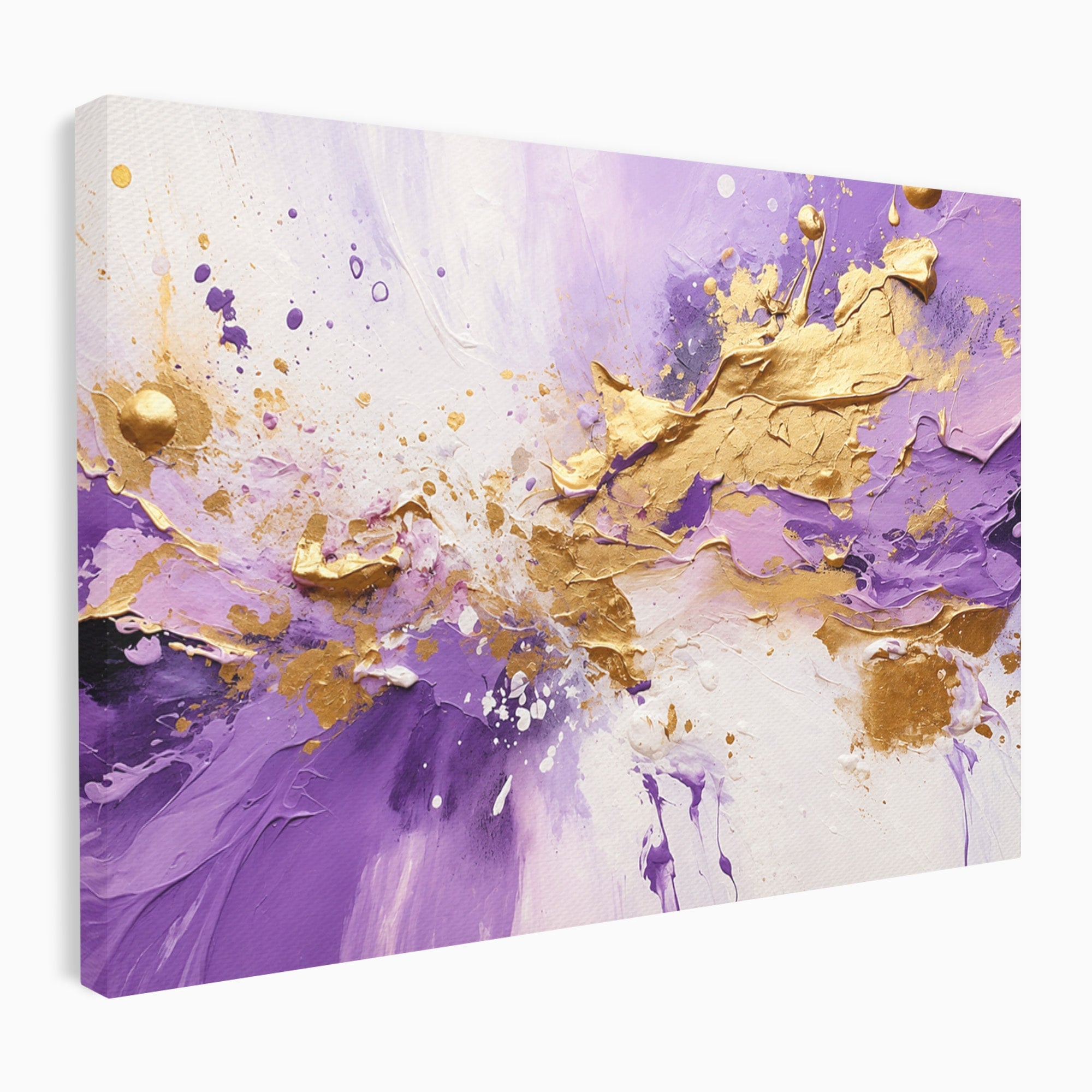 Tablou Canvas Premium LuxCanva® C1338, Explozie Artistica, Abstract, Arta Moderna, Creativitate, Dinamism, Living, Culori Vibrante