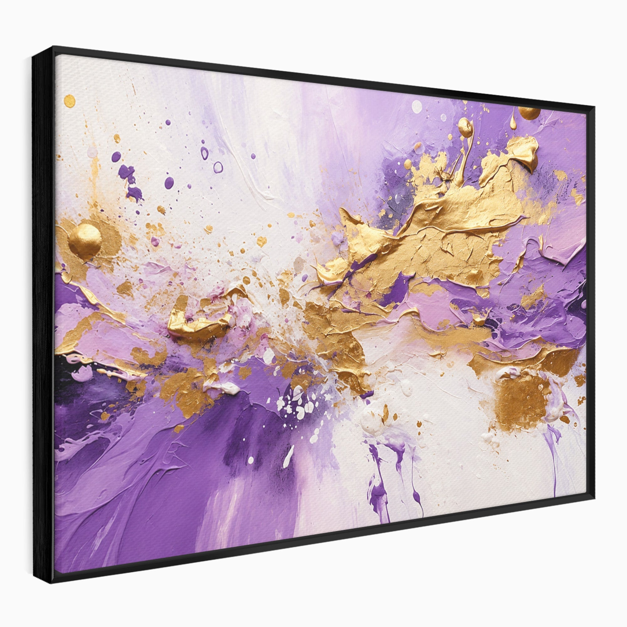 Tablou Canvas Premium LuxCanva® C1338, Explozie Artistica, Abstract, Arta Moderna, Creativitate, Dinamism, Living, Culori Vibrante