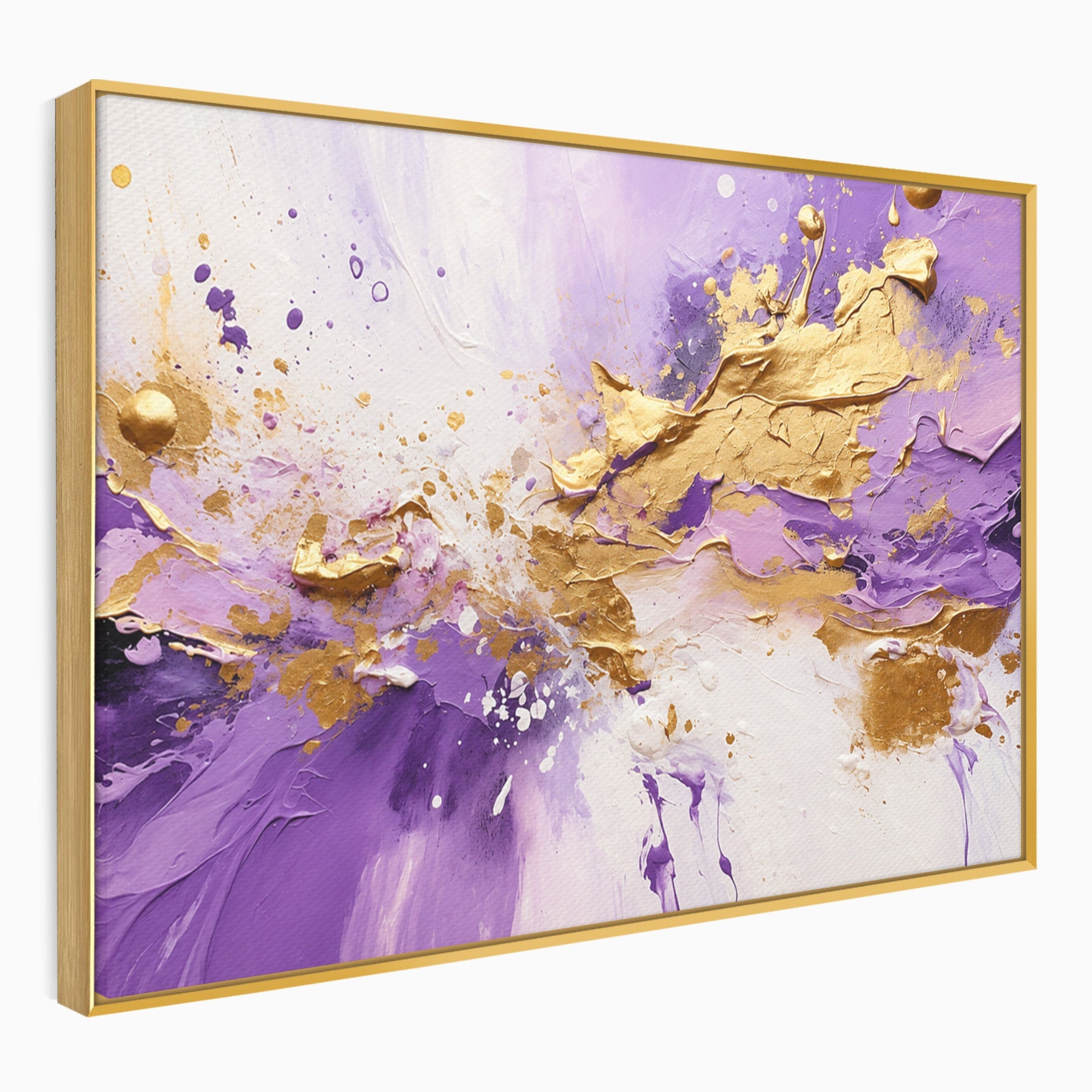Tablou Canvas Premium LuxCanva® C1338, Explozie Artistica, Abstract, Arta Moderna, Creativitate, Dinamism, Living, Culori Vibrante