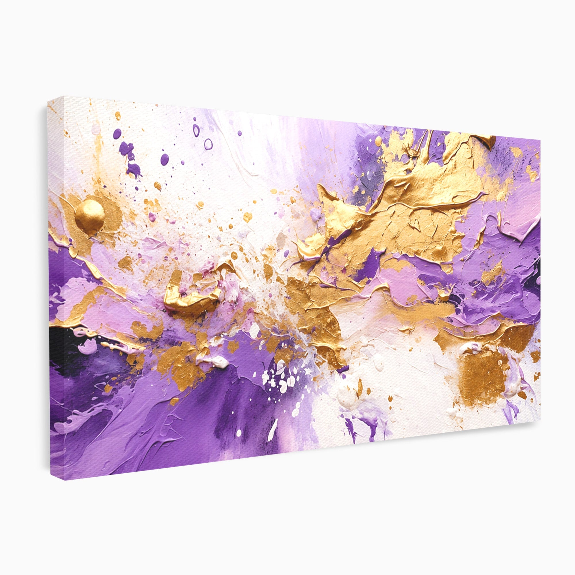 Tablou Canvas Premium LuxCanva® C1338, Explozie Artistica, Abstract, Arta Moderna, Creativitate, Dinamism, Living, Culori Vibrante
