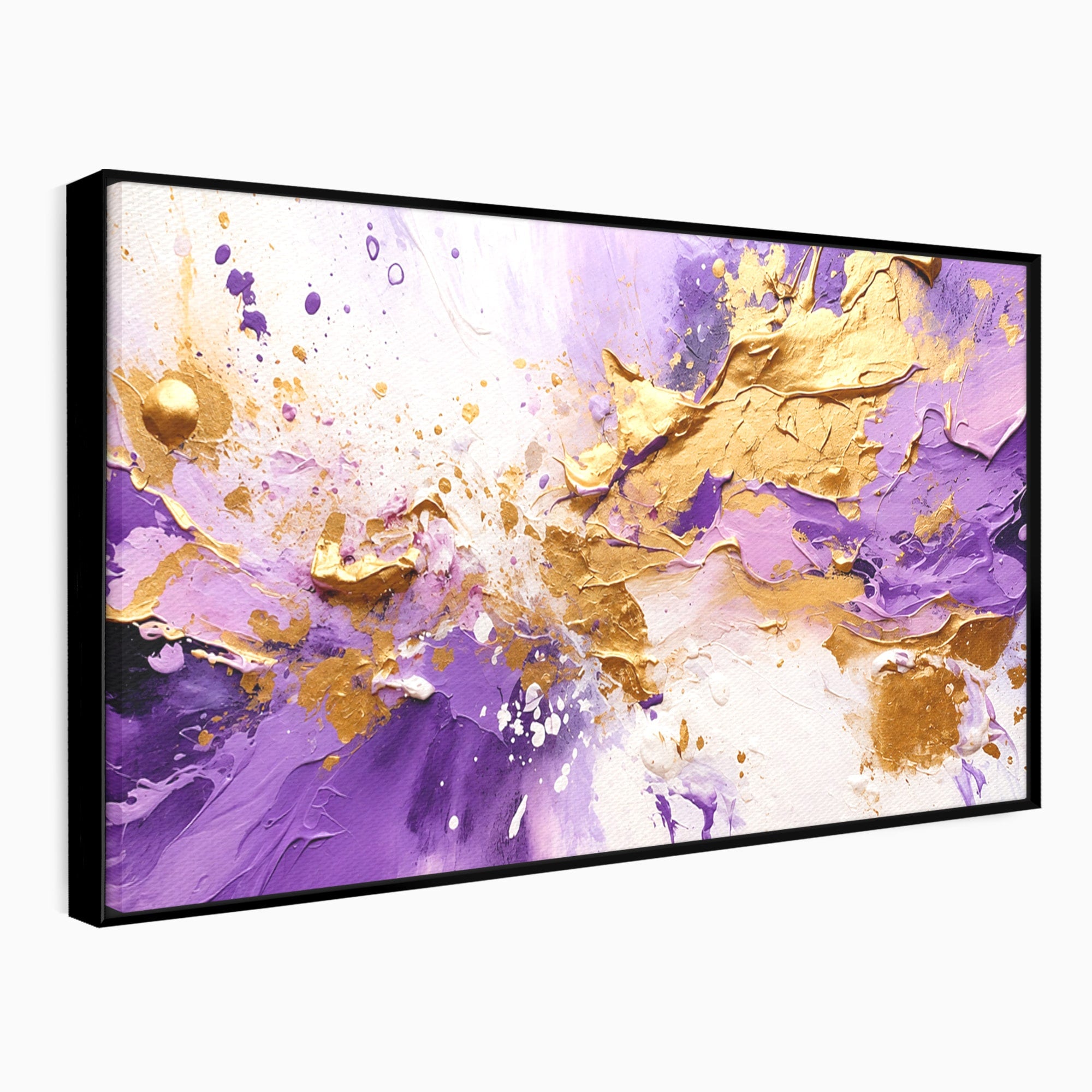 Tablou Canvas Premium LuxCanva® C1338, Explozie Artistica, Abstract, Arta Moderna, Creativitate, Dinamism, Living, Culori Vibrante