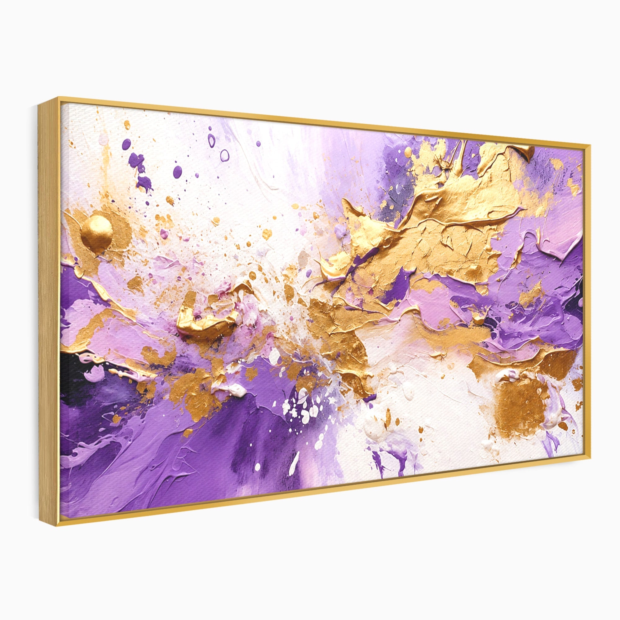 Tablou Canvas Premium LuxCanva® C1338, Explozie Artistica, Abstract, Arta Moderna, Creativitate, Dinamism, Living, Culori Vibrante