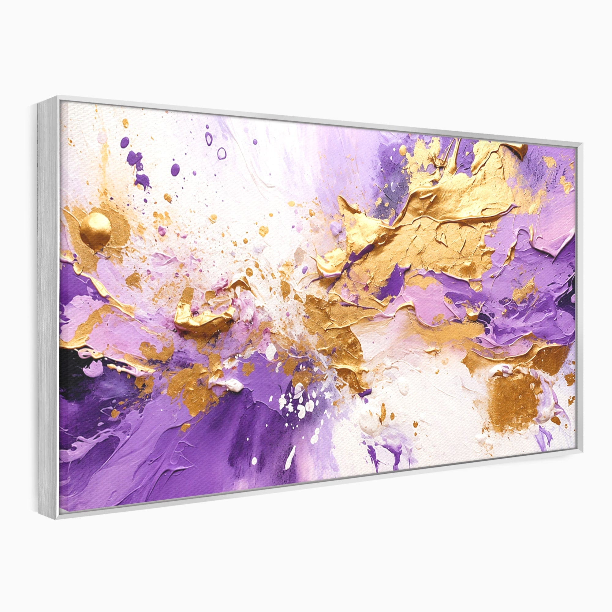 Tablou Canvas Premium LuxCanva® C1338, Explozie Artistica, Abstract, Arta Moderna, Creativitate, Dinamism, Living, Culori Vibrante