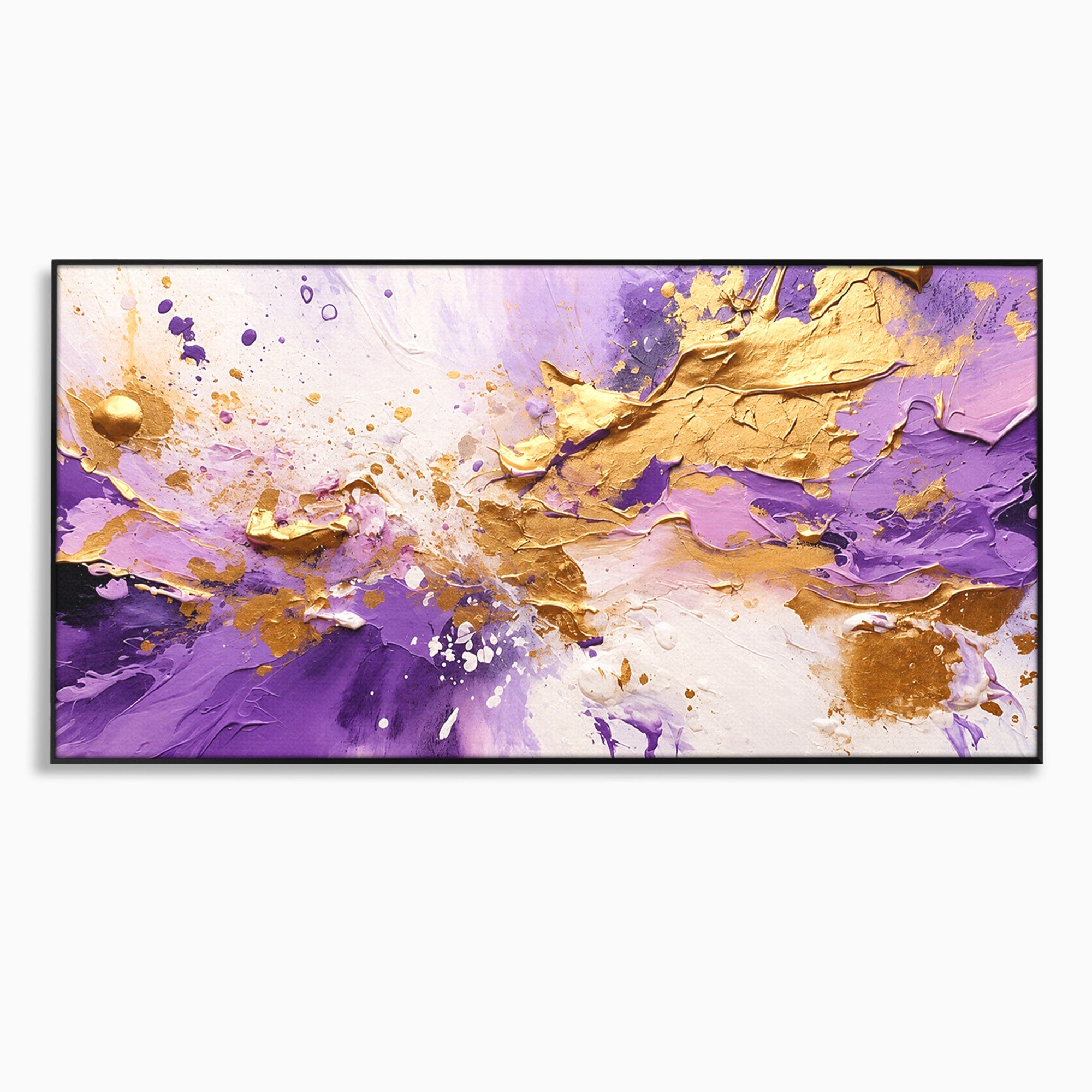 Tablou Canvas Premium LuxCanva® C1338, Explozie Artistica, Abstract, Arta Moderna, Creativitate, Dinamism, Living, Culori Vibrante