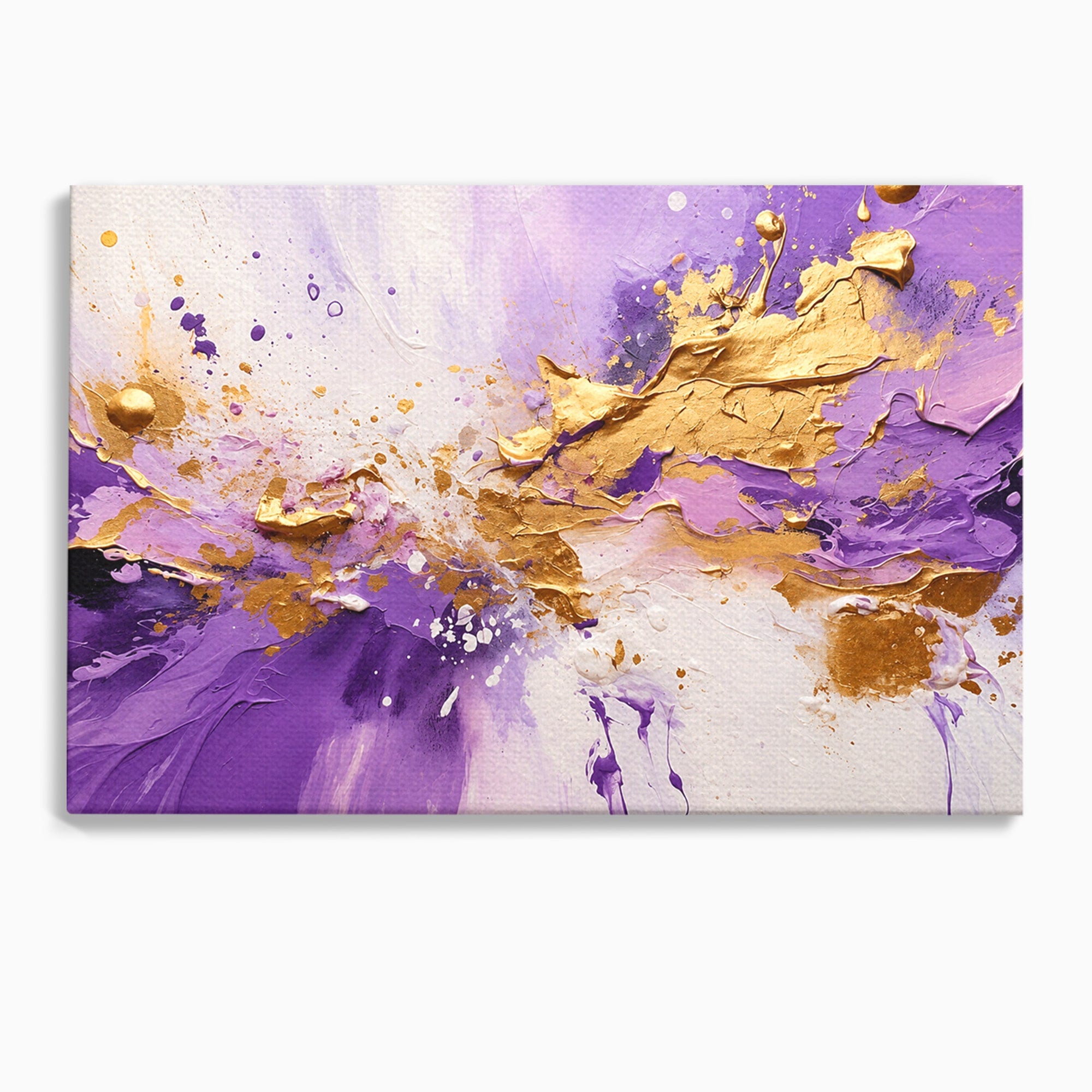 Tablou Canvas Premium LuxCanva® C1338, Explozie Artistica, Abstract, Arta Moderna, Creativitate, Dinamism, Living, Culori Vibrante