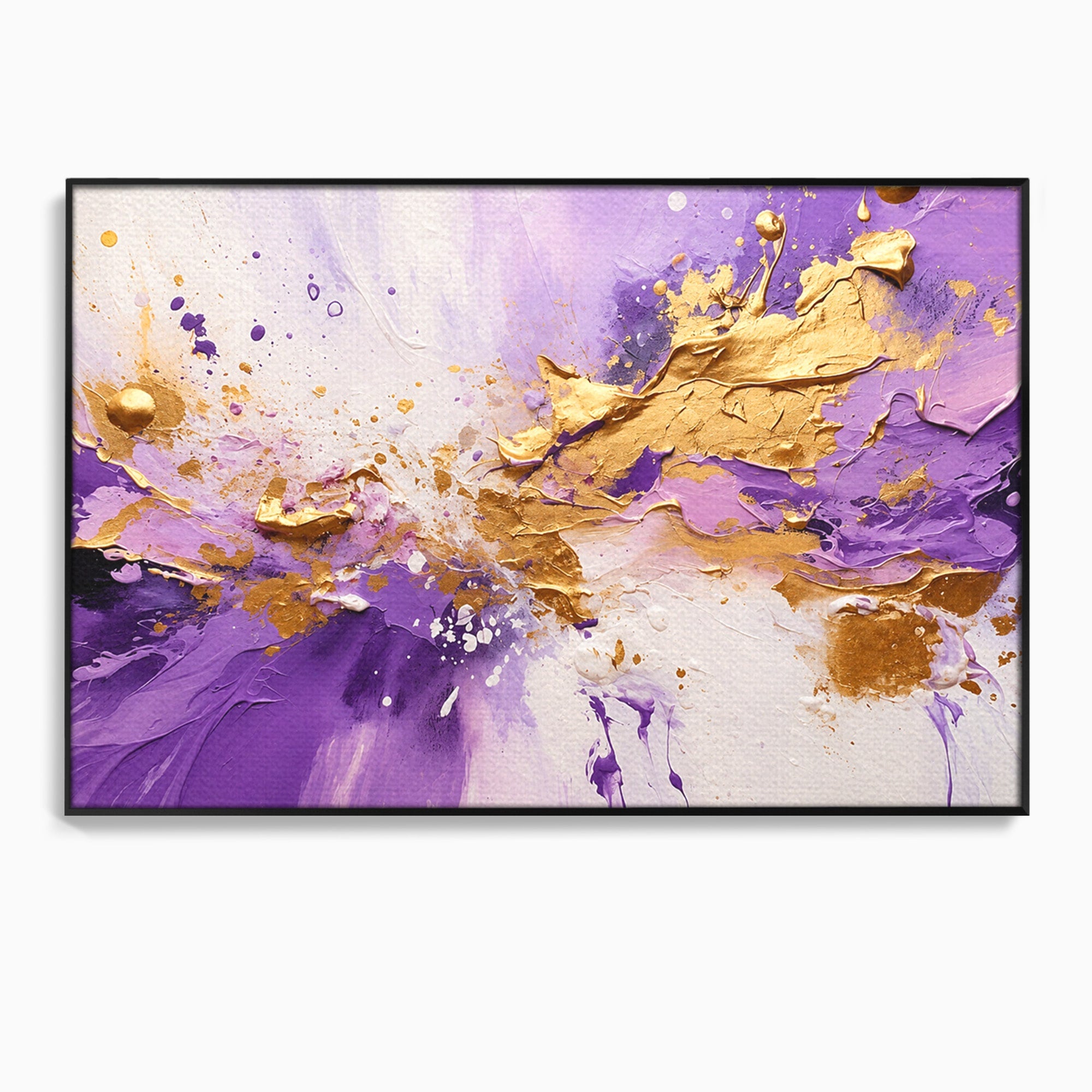 Tablou Canvas Premium LuxCanva® C1338, Explozie Artistica, Abstract, Arta Moderna, Creativitate, Dinamism, Living, Culori Vibrante
