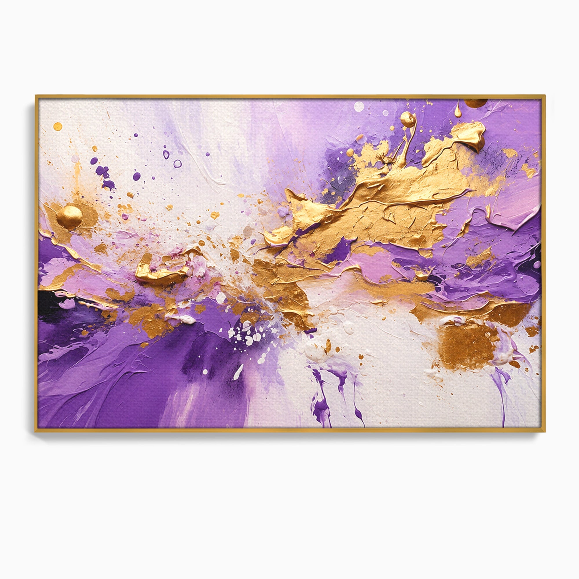 Tablou Canvas Premium LuxCanva® C1338, Explozie Artistica, Abstract, Arta Moderna, Creativitate, Dinamism, Living, Culori Vibrante