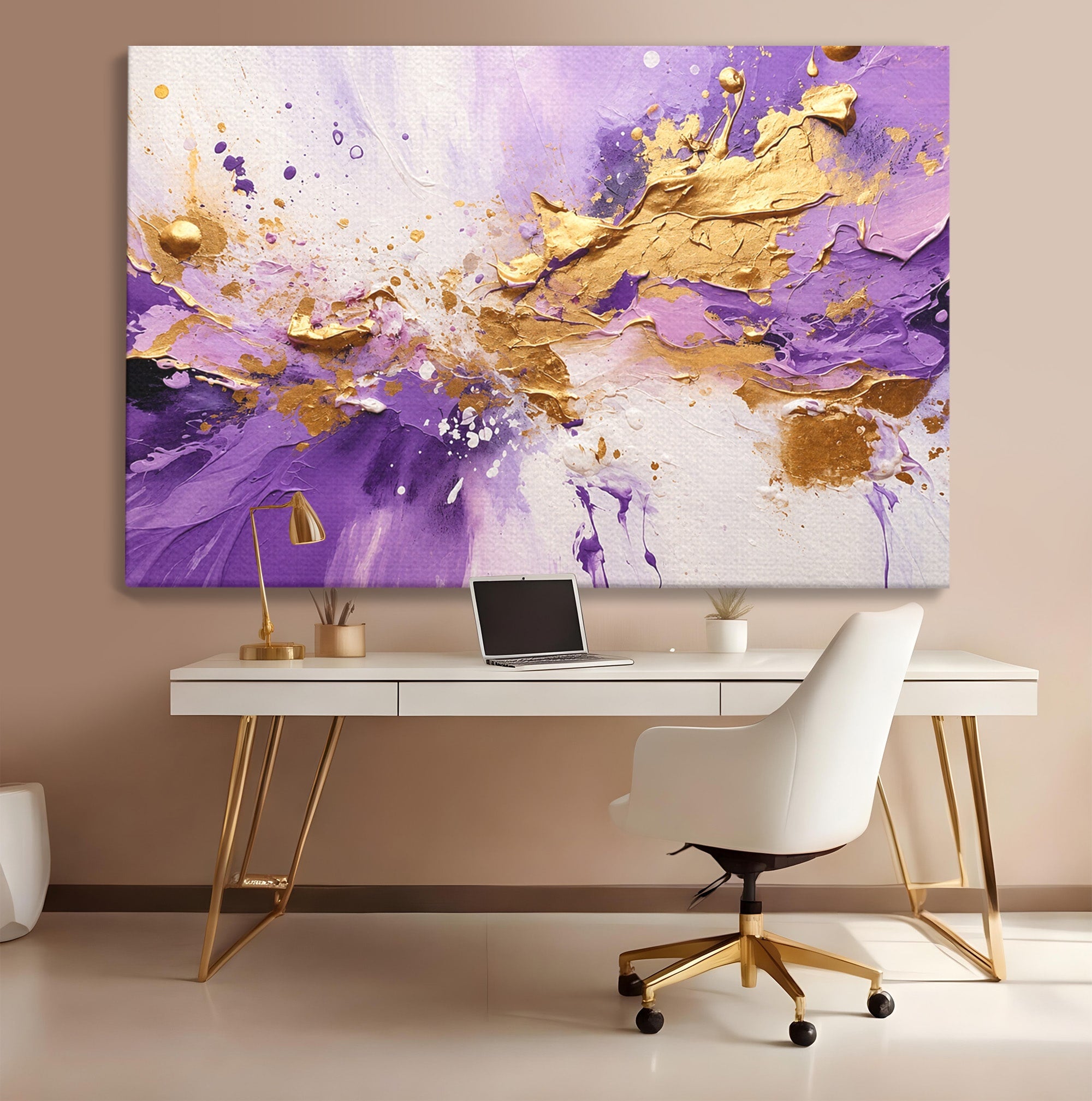 Tablou Canvas Premium LuxCanva® C1338, Explozie Artistica, Abstract, Arta Moderna, Creativitate, Dinamism, Living, Culori Vibrante