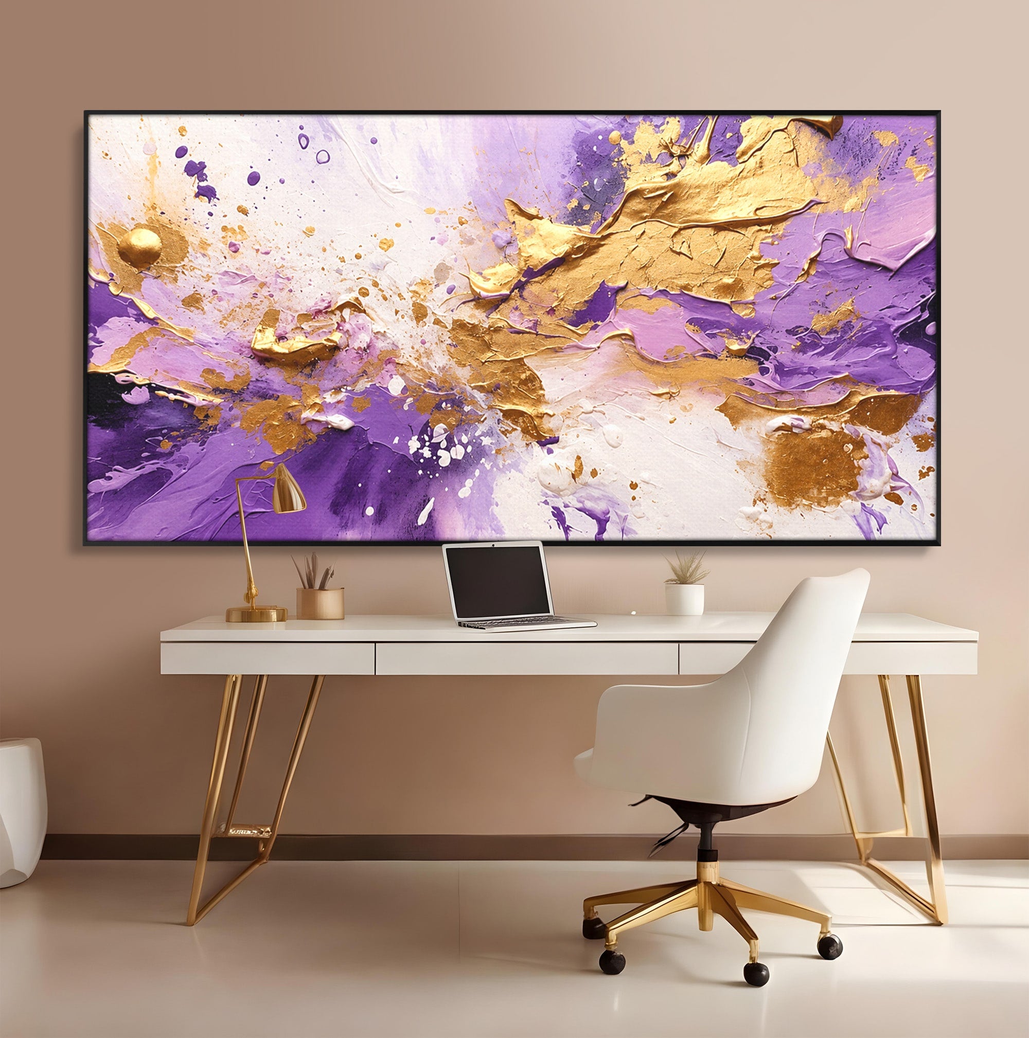 Tablou Canvas Premium LuxCanva® C1338, Explozie Artistica, Abstract, Arta Moderna, Creativitate, Dinamism, Living, Culori Vibrante