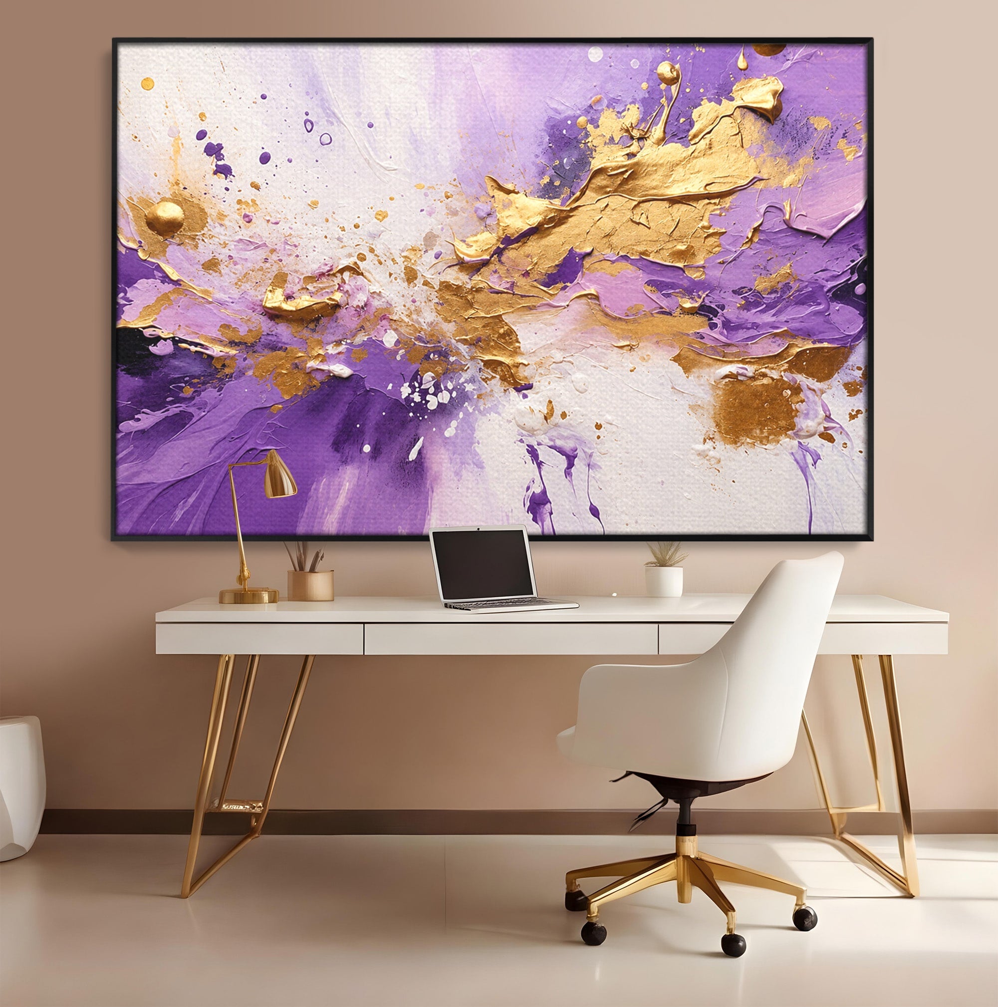Tablou Canvas Premium LuxCanva® C1338, Explozie Artistica, Abstract, Arta Moderna, Creativitate, Dinamism, Living, Culori Vibrante
