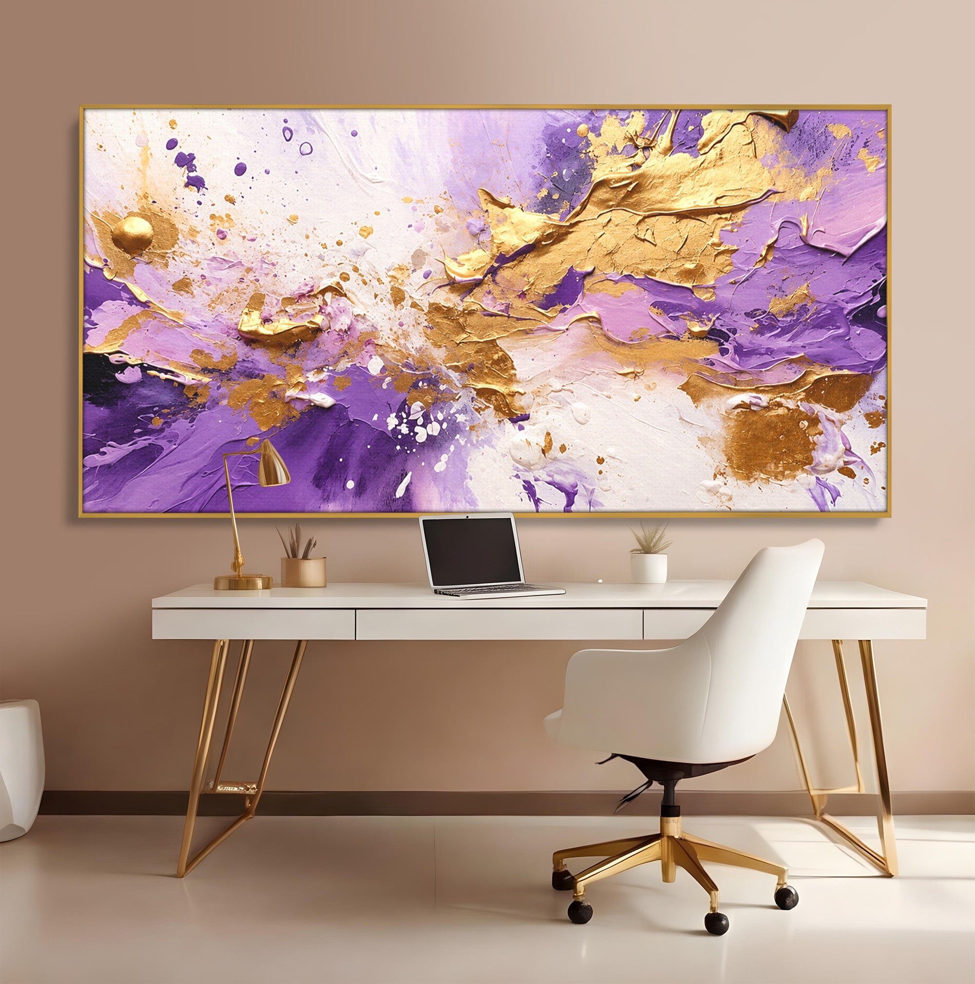 Tablou Canvas Premium LuxCanva® C1338, Explozie Artistica, Abstract, Arta Moderna, Creativitate, Dinamism, Living, Culori Vibrante