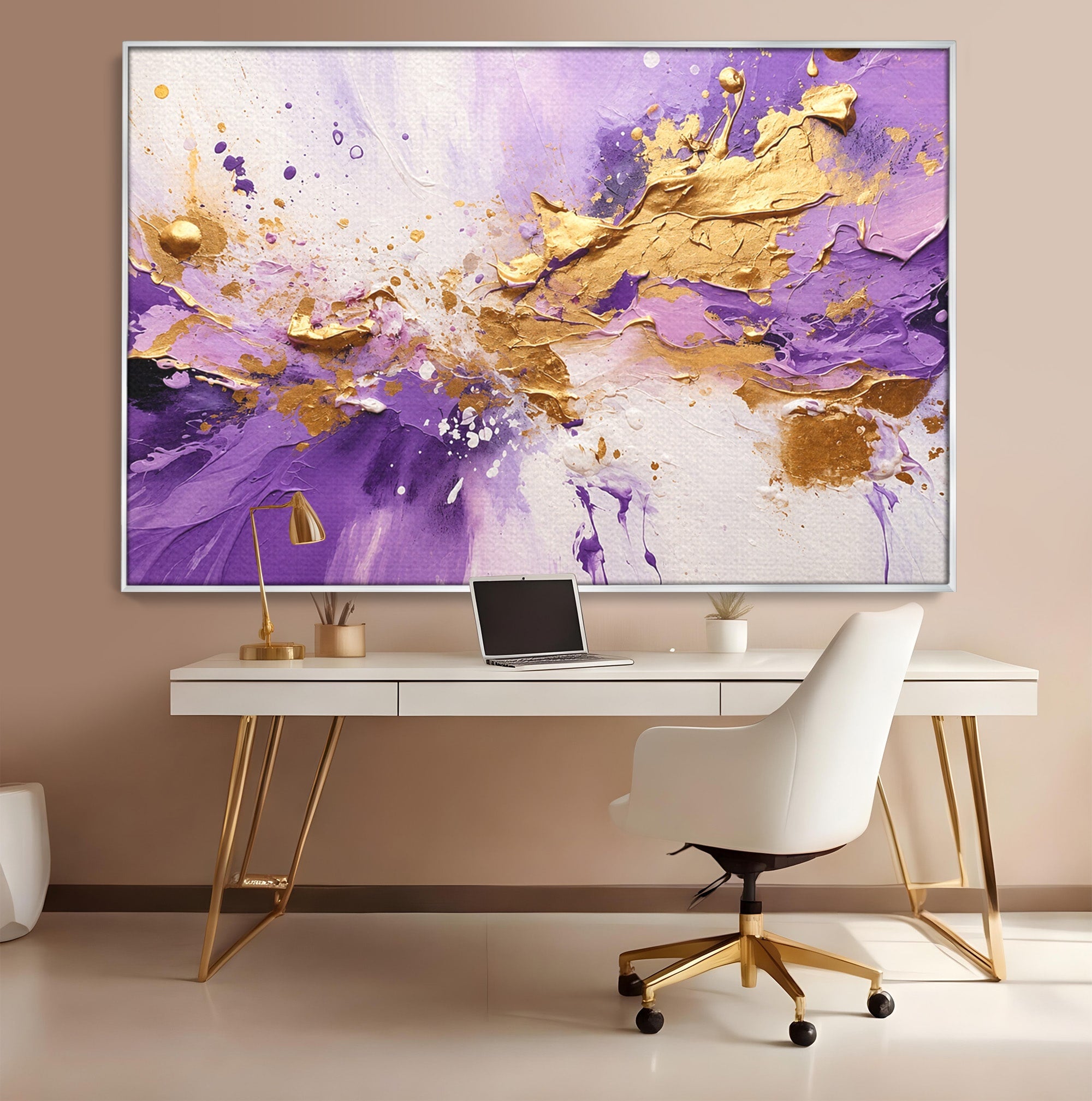 Tablou Canvas Premium LuxCanva® C1338, Explozie Artistica, Abstract, Arta Moderna, Creativitate, Dinamism, Living, Culori Vibrante